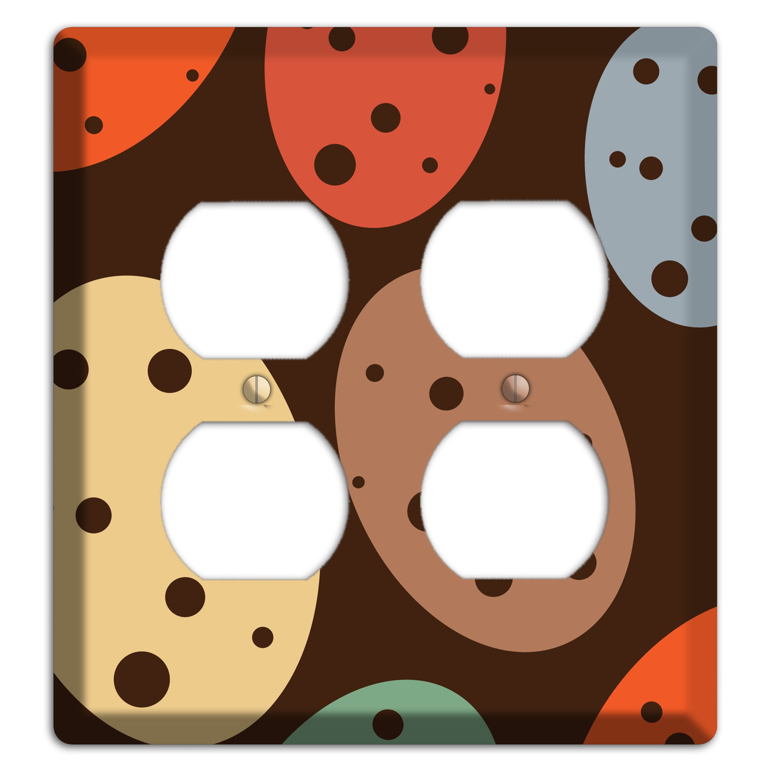 Brown Eggs 2 Duplex Wallplate