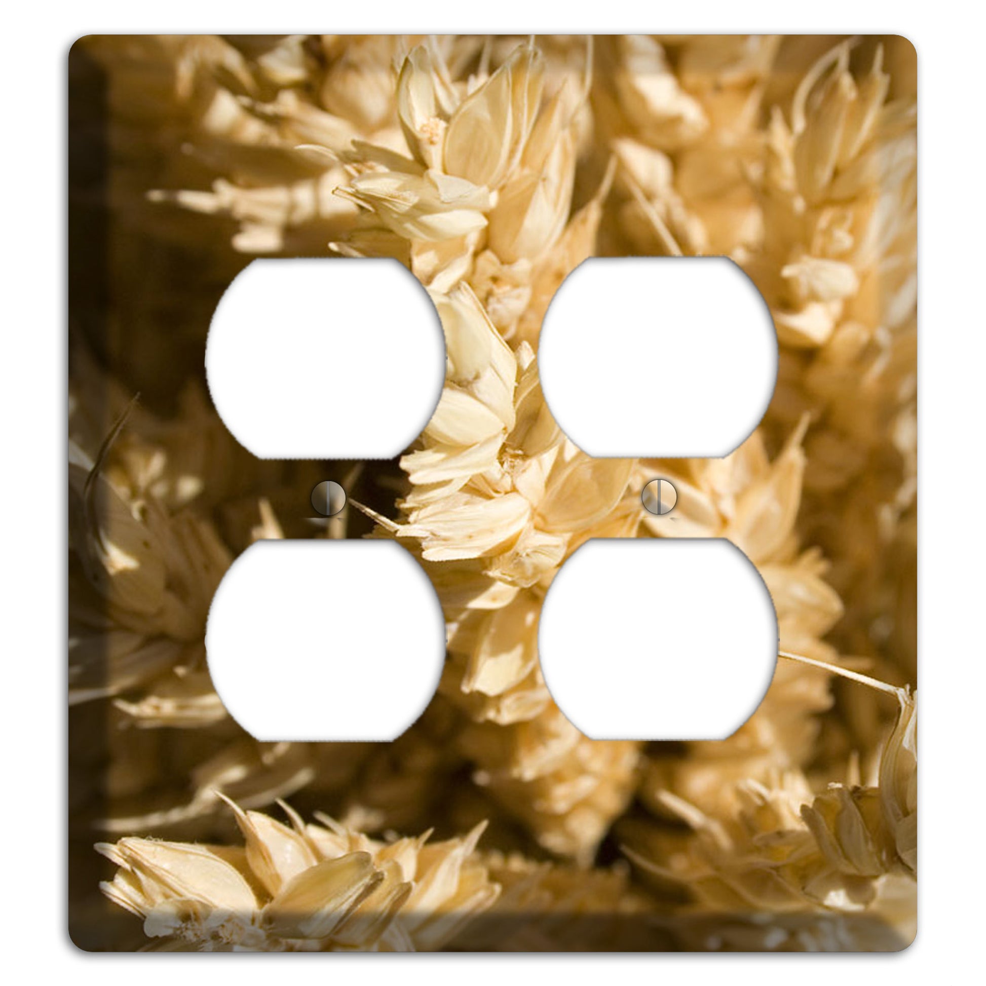 Wheat 2 Duplex Wallplate