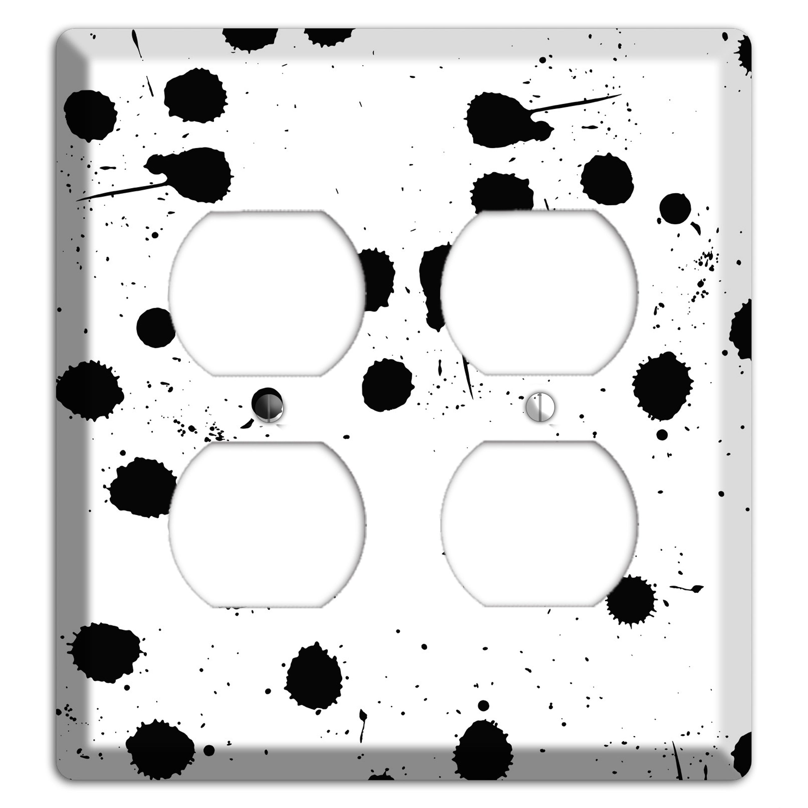 Ink Splash 9 2 Duplex Wallplate