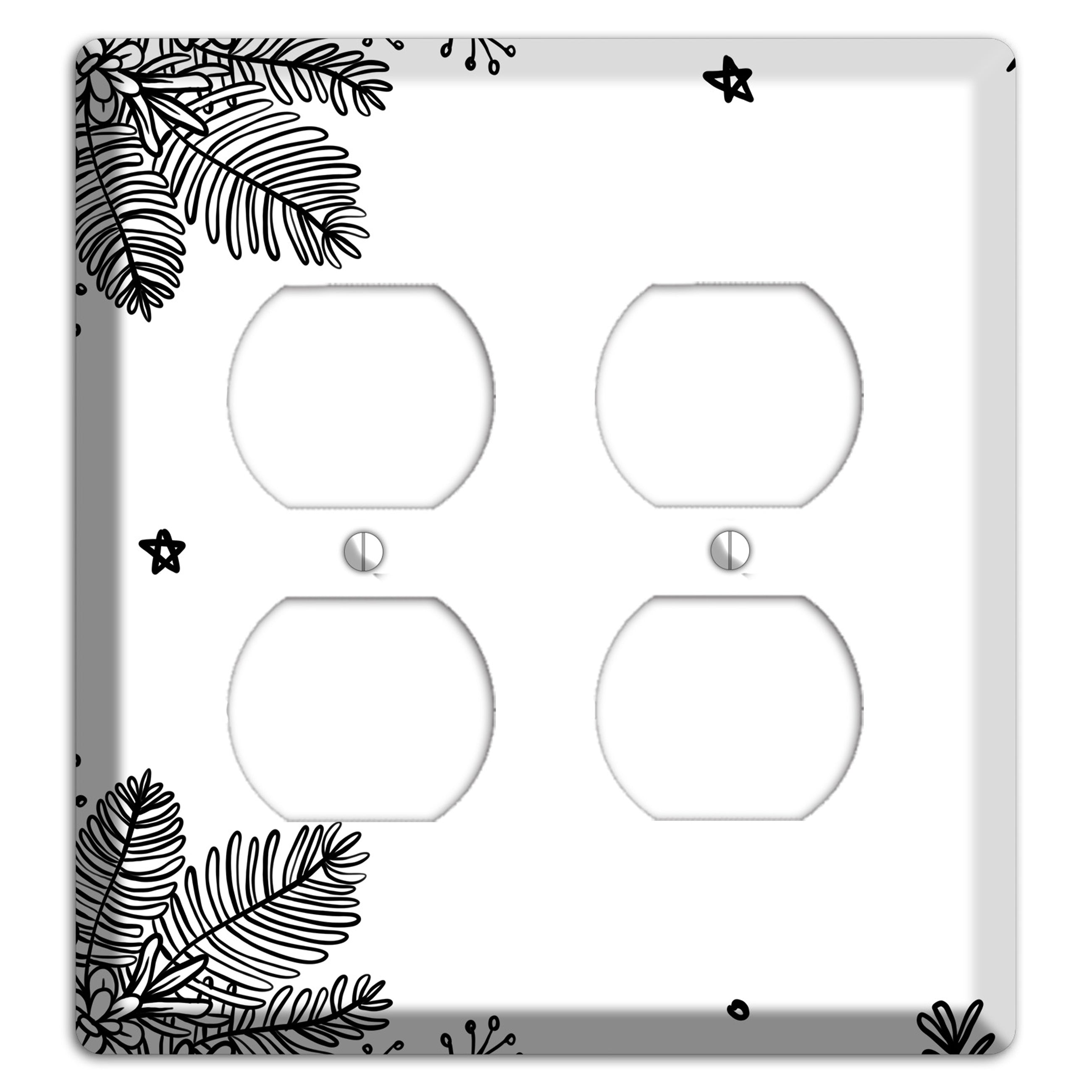 Cartoon Christmas 2 2 Duplex Wallplate