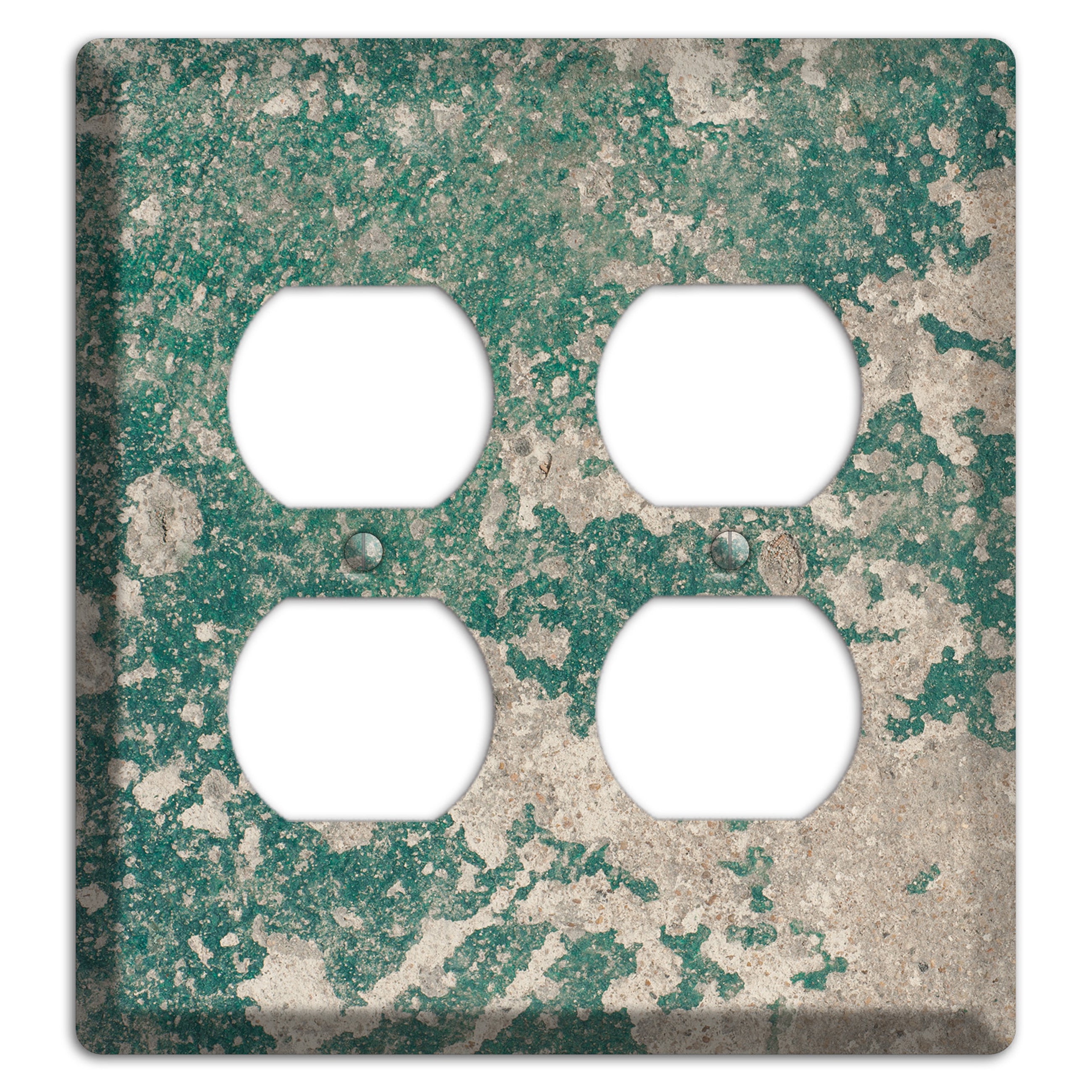 Verde Concrete 2 Duplex Wallplate