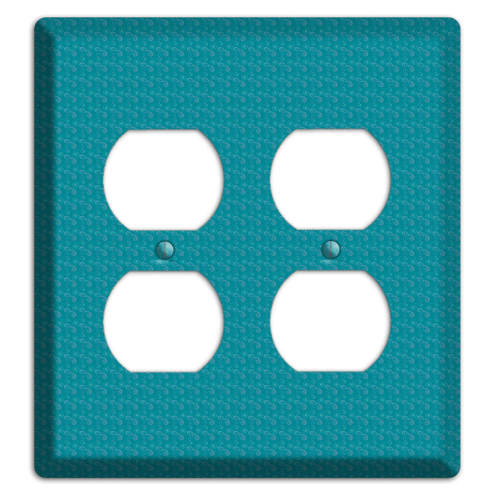 Jade Swirls 2 Duplex Wallplate