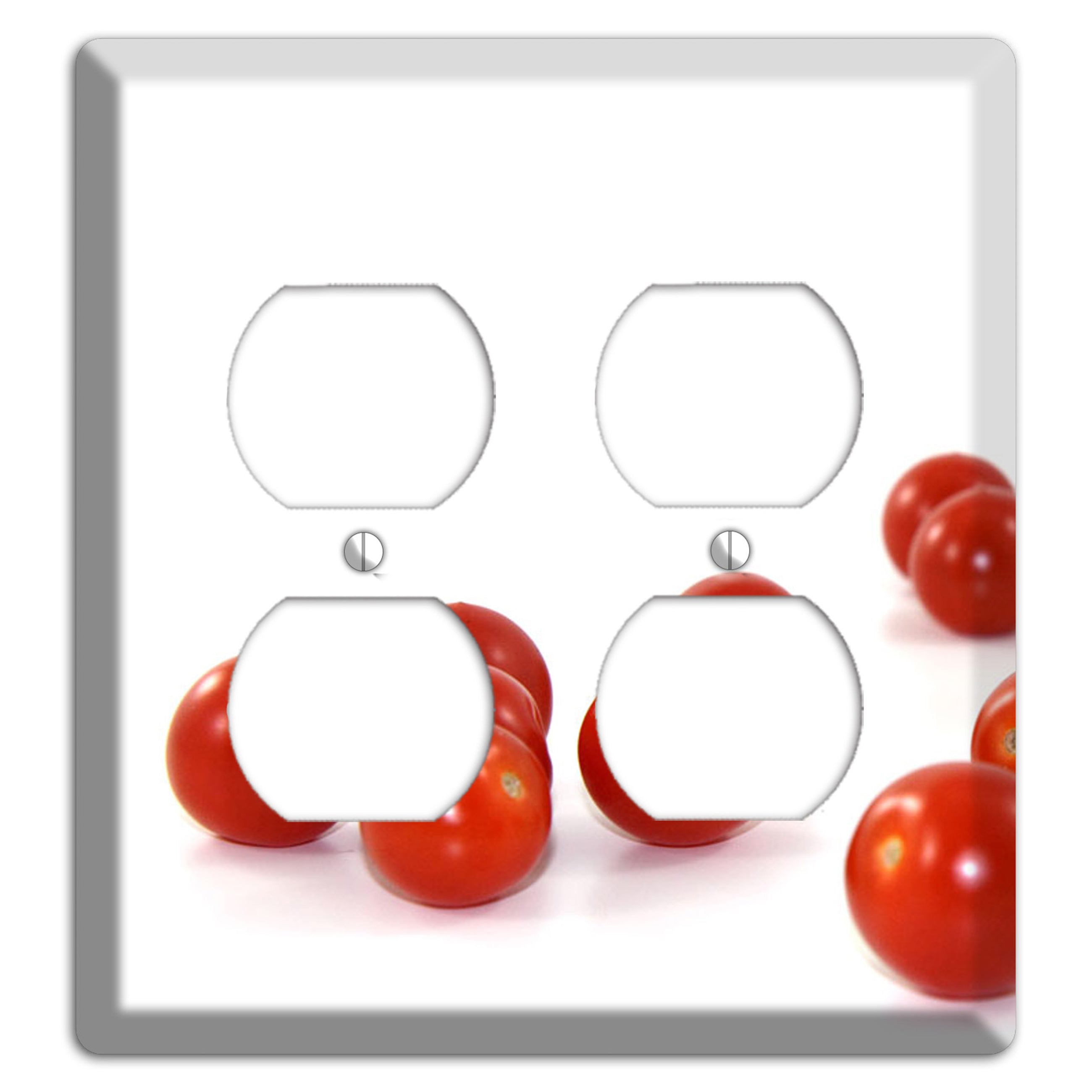 Tomaotes Small 2 Duplex Wallplate