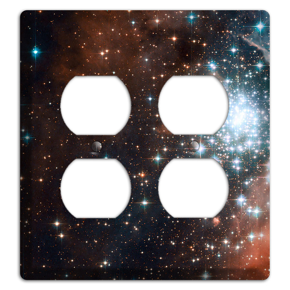 star cluster bursts 2 Duplex Wallplate