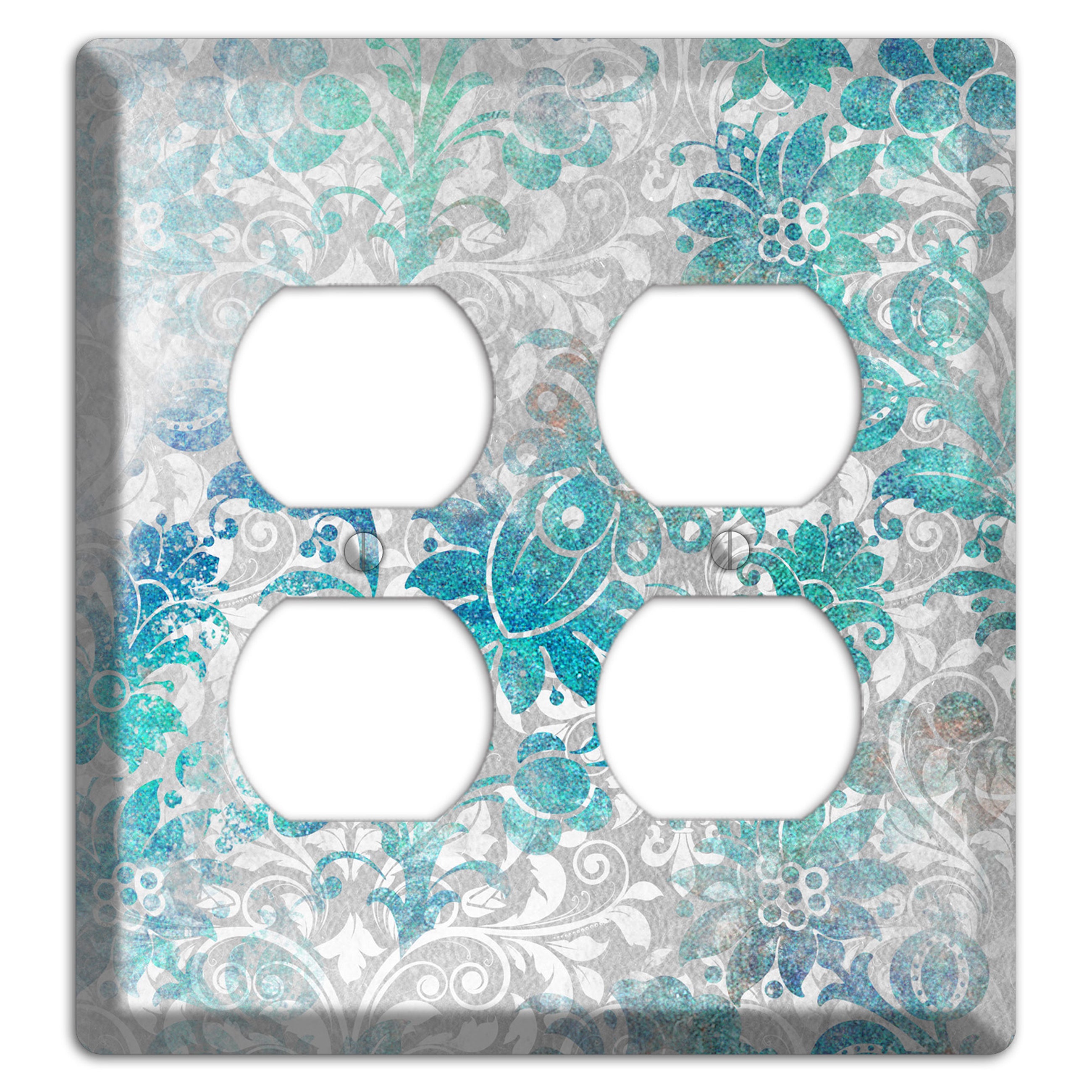 Gulf Stream Whimsical Damask 2 Duplex Wallplate