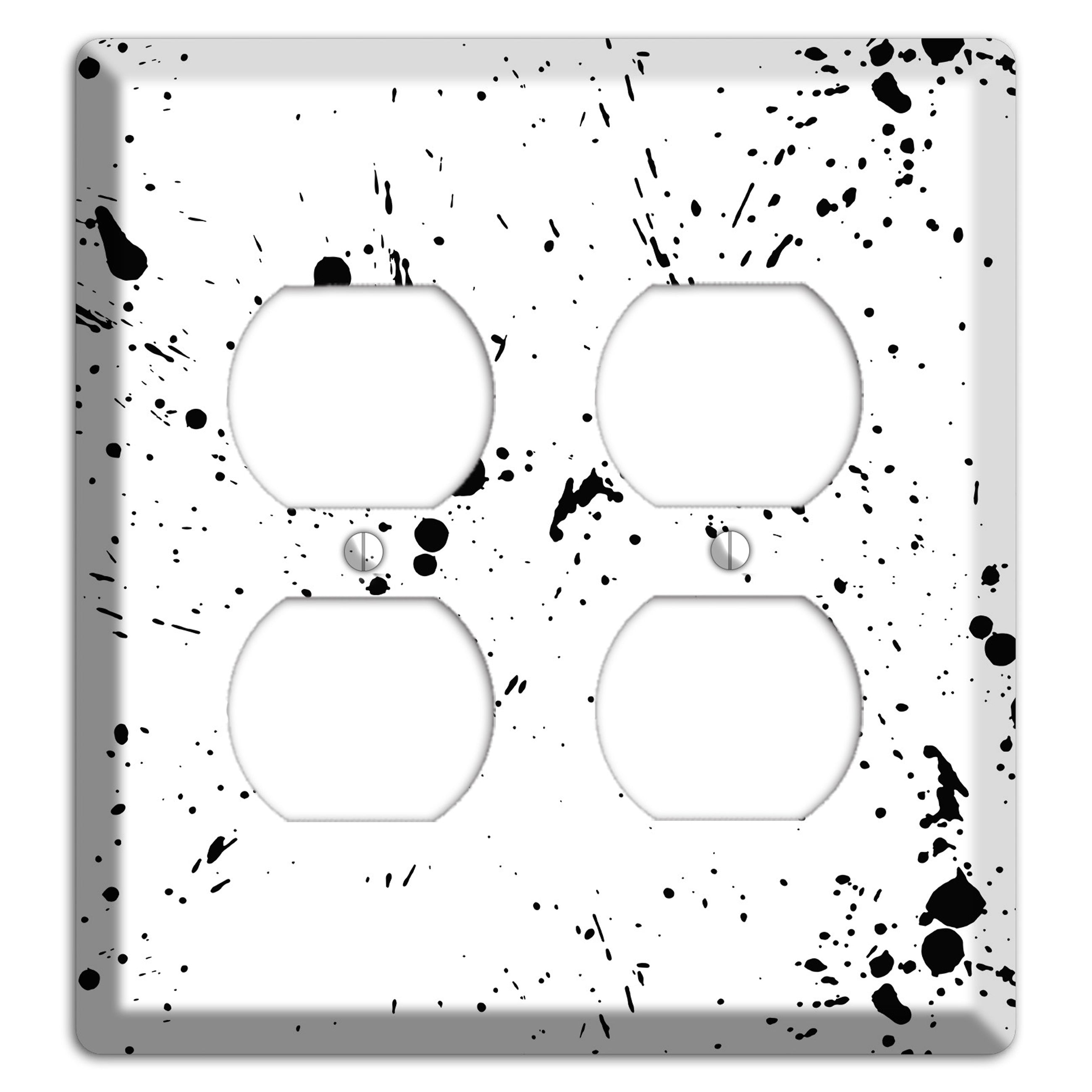Ink Splash 8 2 Duplex Wallplate