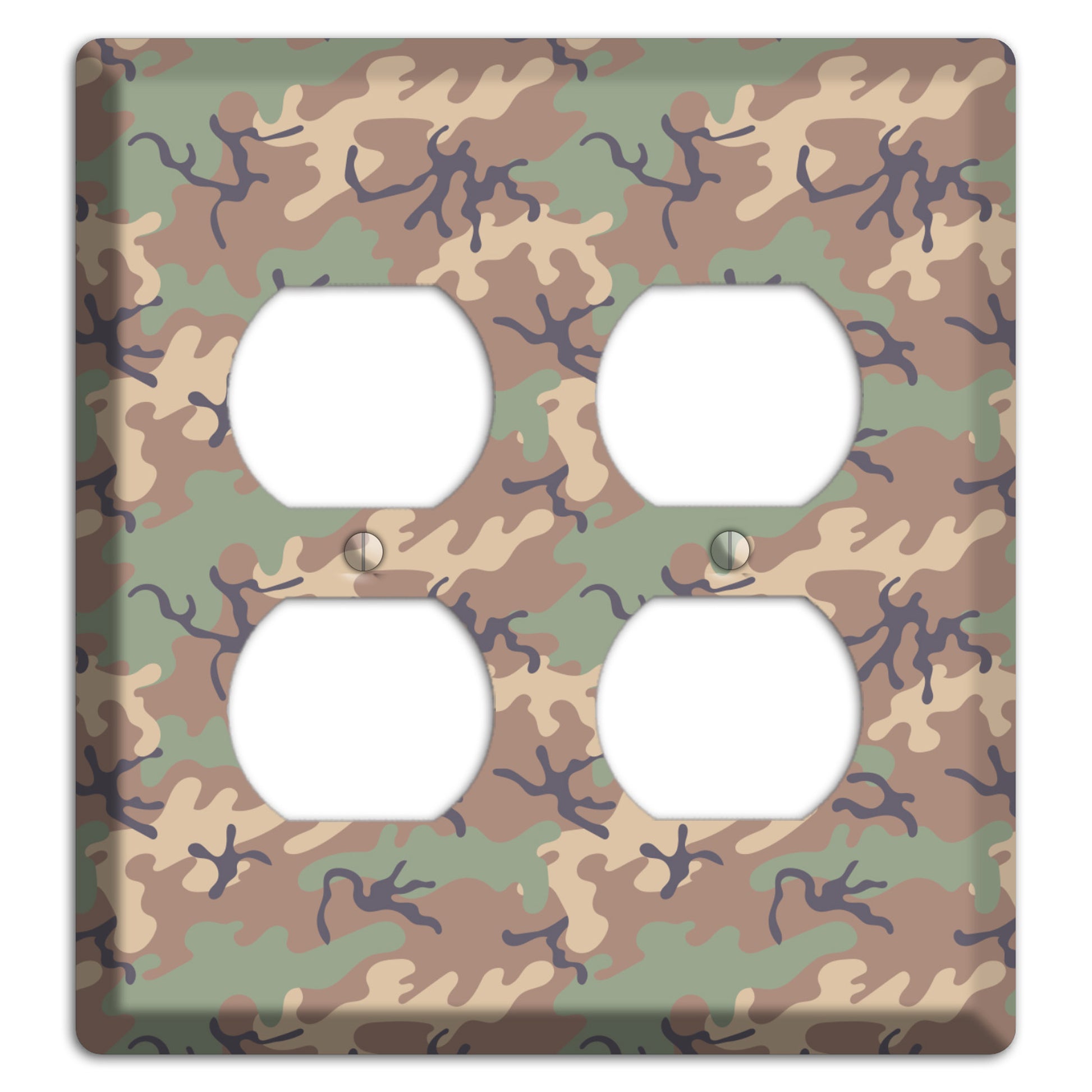 Jungle 1968 Camo 2 Duplex Wallplate