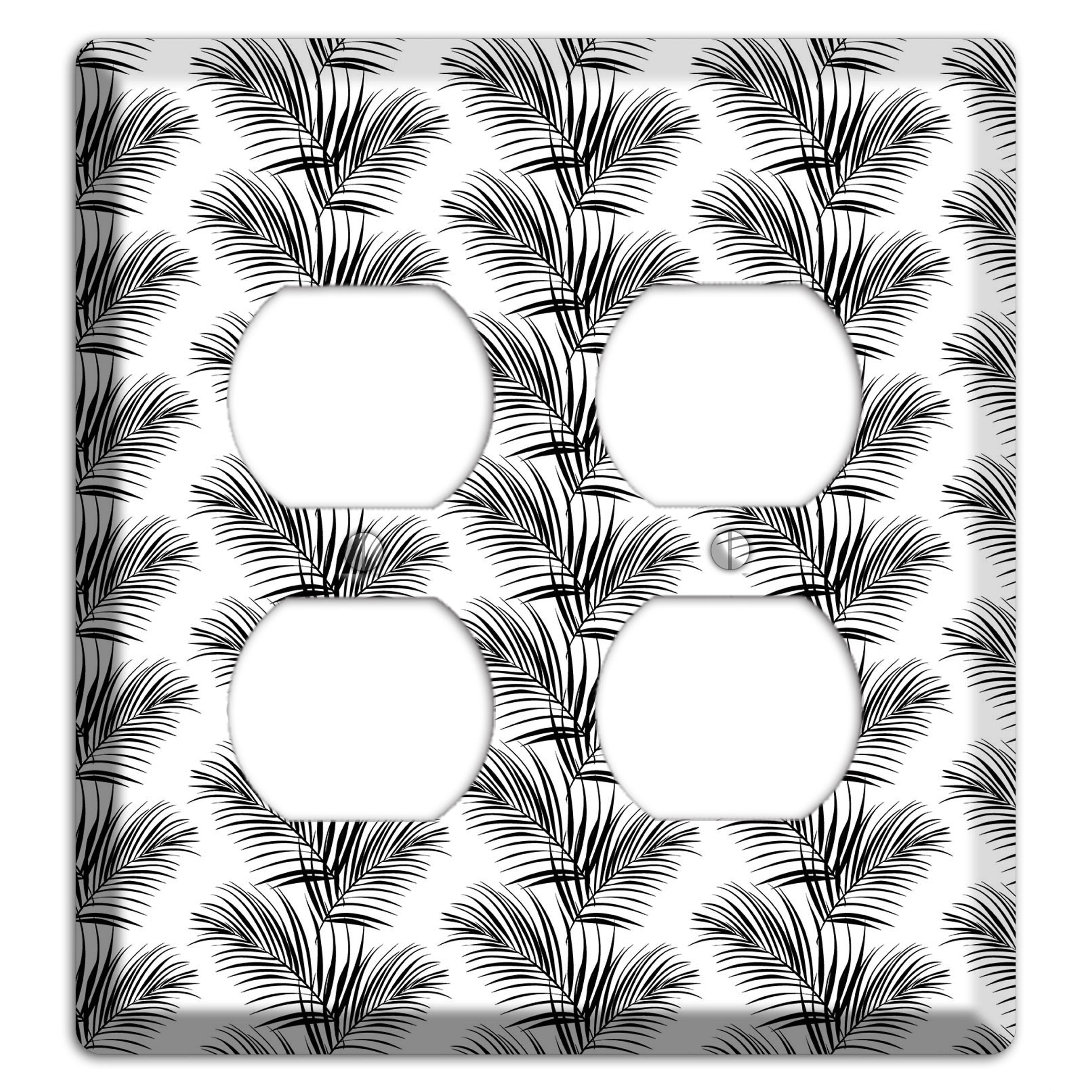Leaves Style I 2 Duplex Wallplate