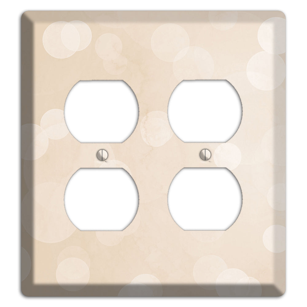 Parchment Neutral Texture 2 Duplex Wallplate