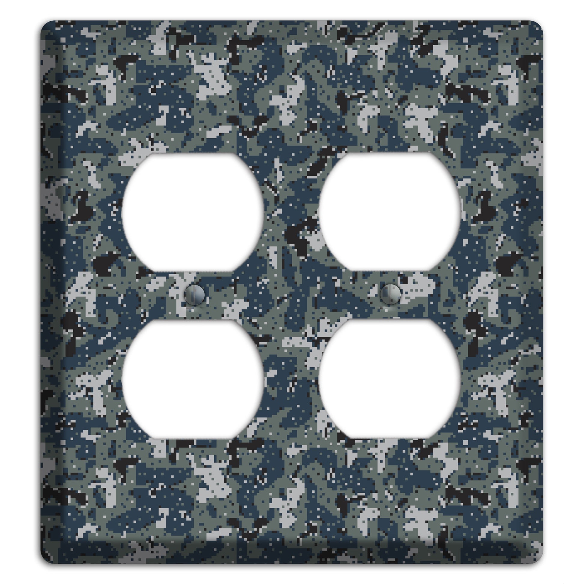 NWU 2007 Camo 2 Duplex Wallplate