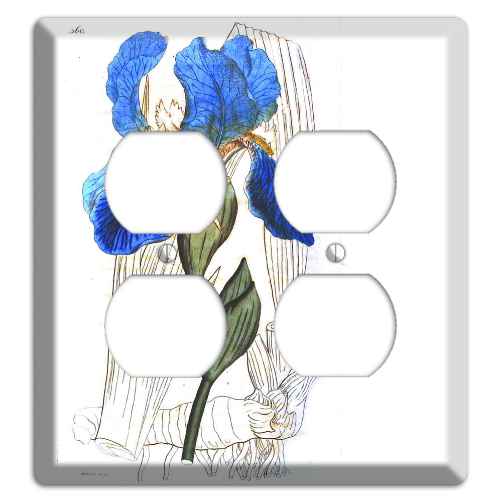 Blue Iris 2 Duplex Wallplate