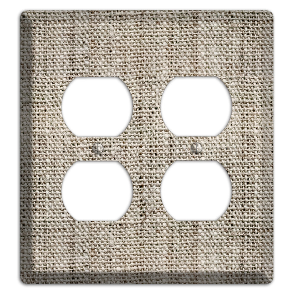 Niagara Burlap 2 Duplex Wallplate