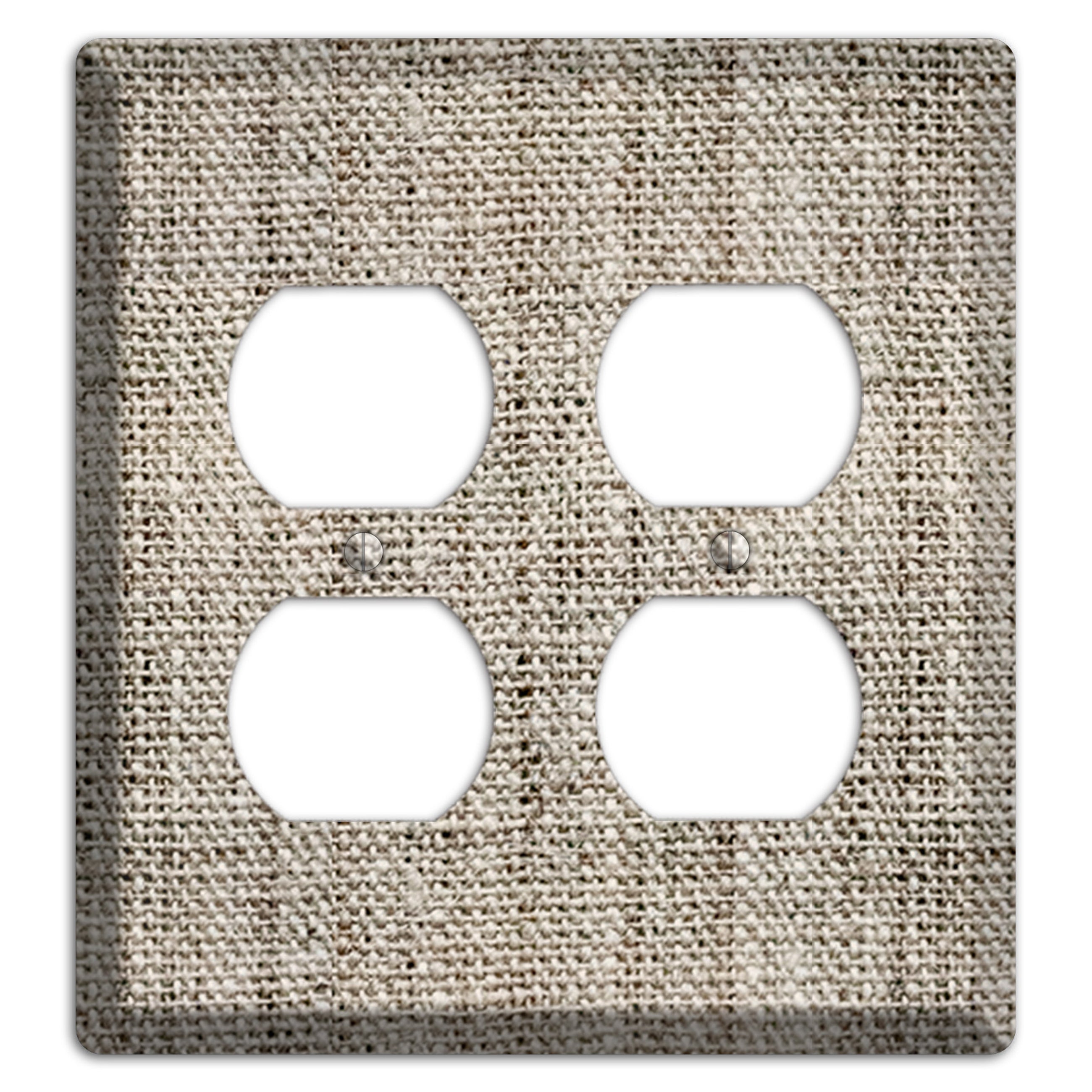 Niagara Burlap 2 Duplex Wallplate