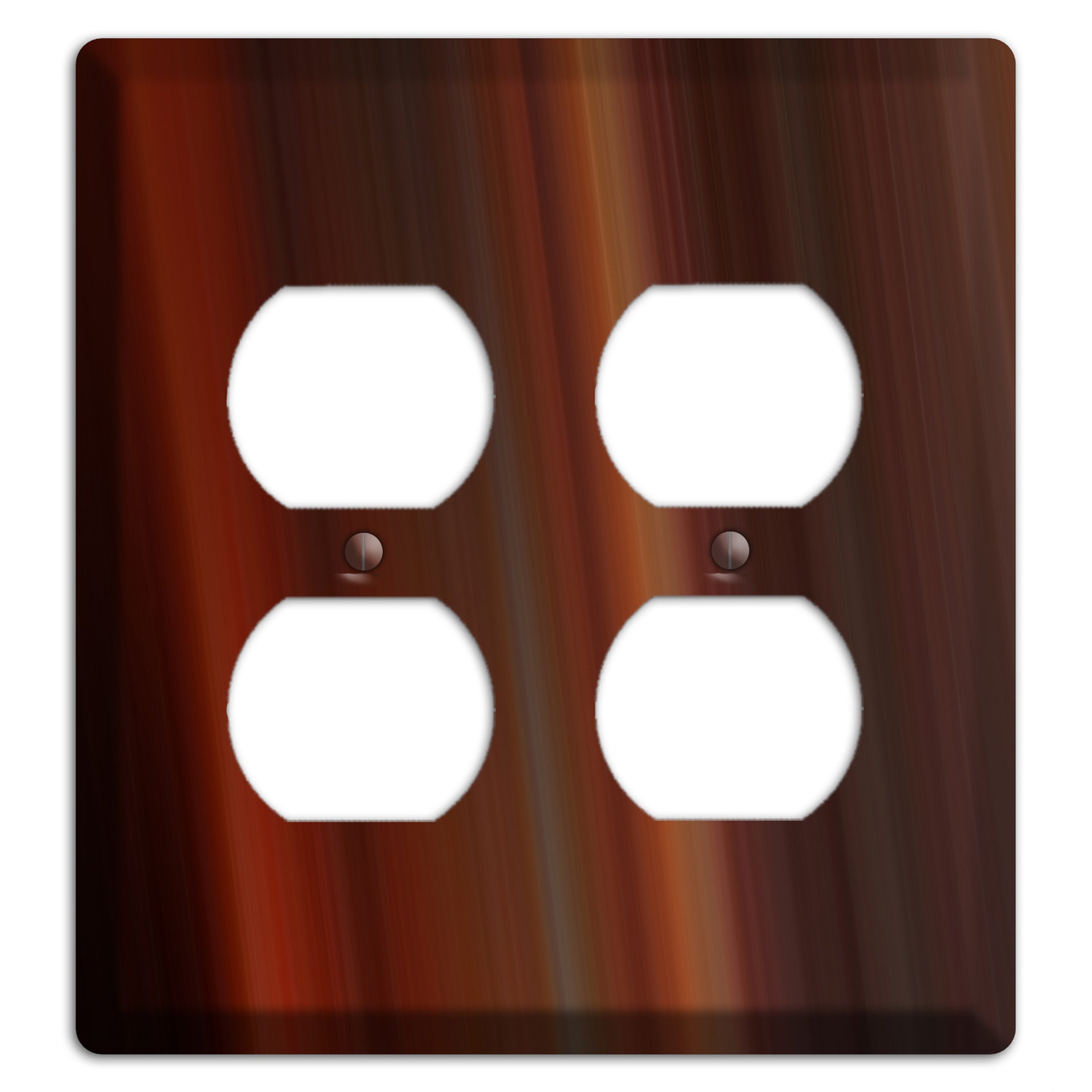 Maroon Ray of Light 2 Duplex Wallplate