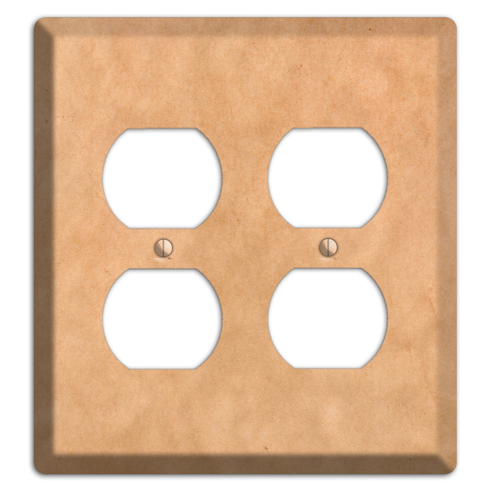 Aged Paper 10 2 Duplex Wallplate