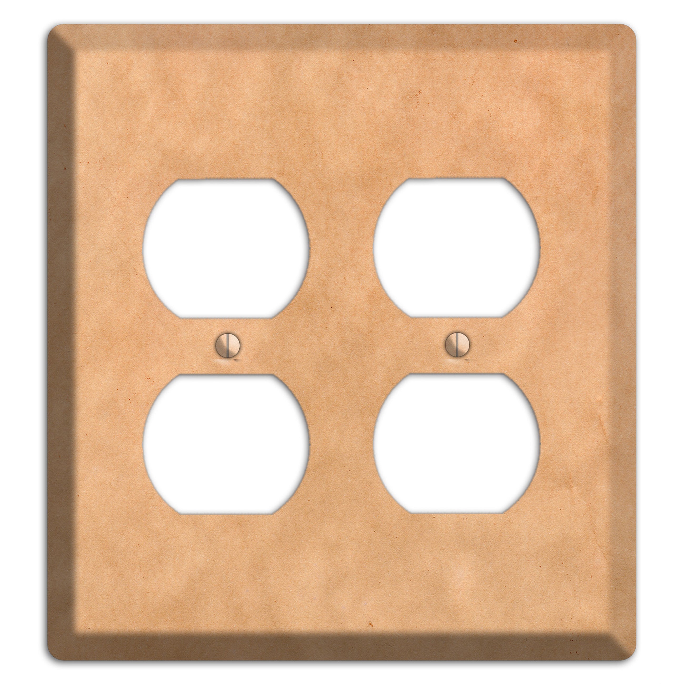 Aged Paper 10 2 Duplex Wallplate