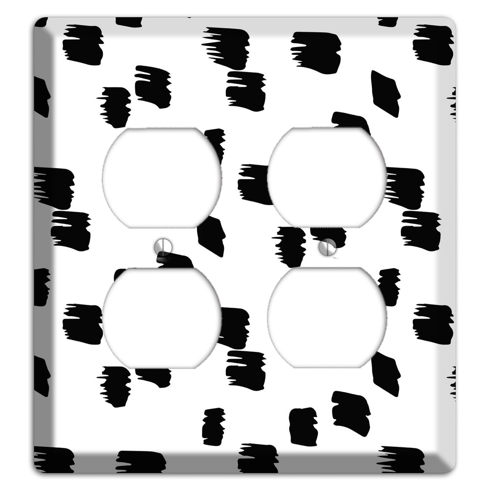Ink Brushstrokes 6 2 Duplex Wallplate