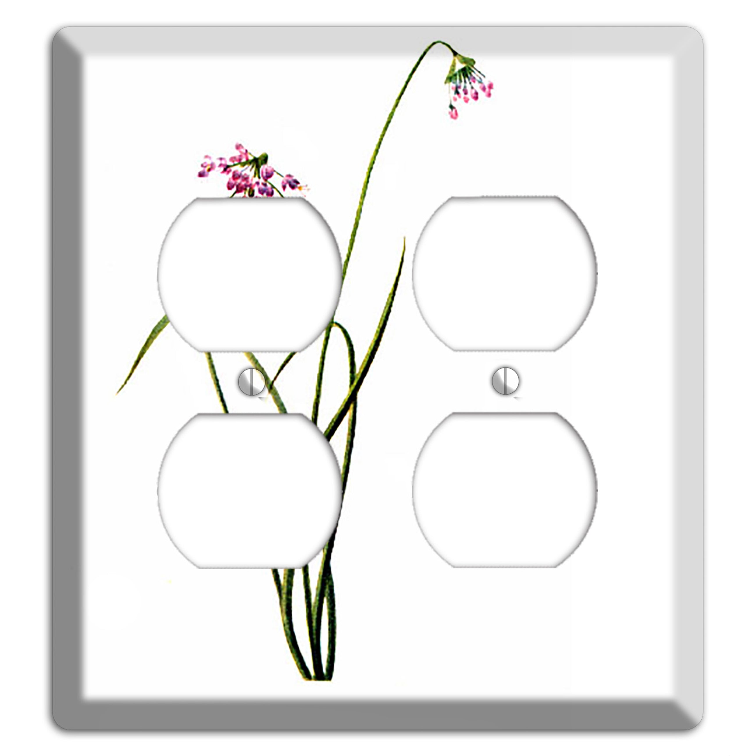 Allium Cernum 2 Duplex Wallplate