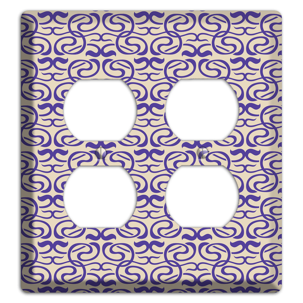 Nouveau Swirls 2 Duplex Wallplate