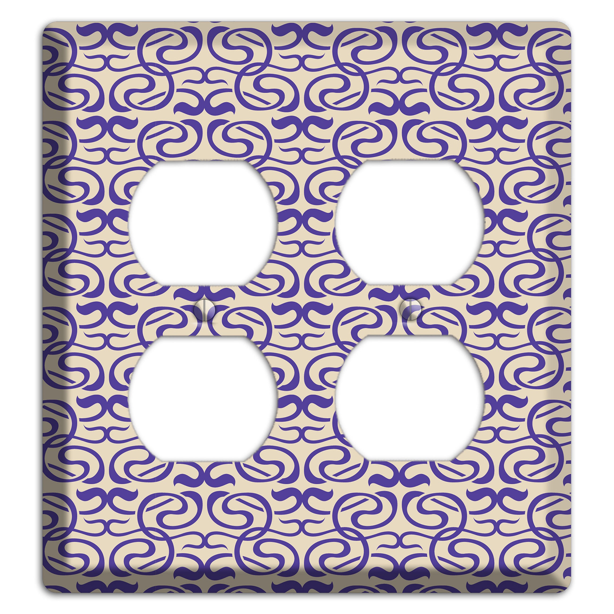 Nouveau Swirls 2 Duplex Wallplate