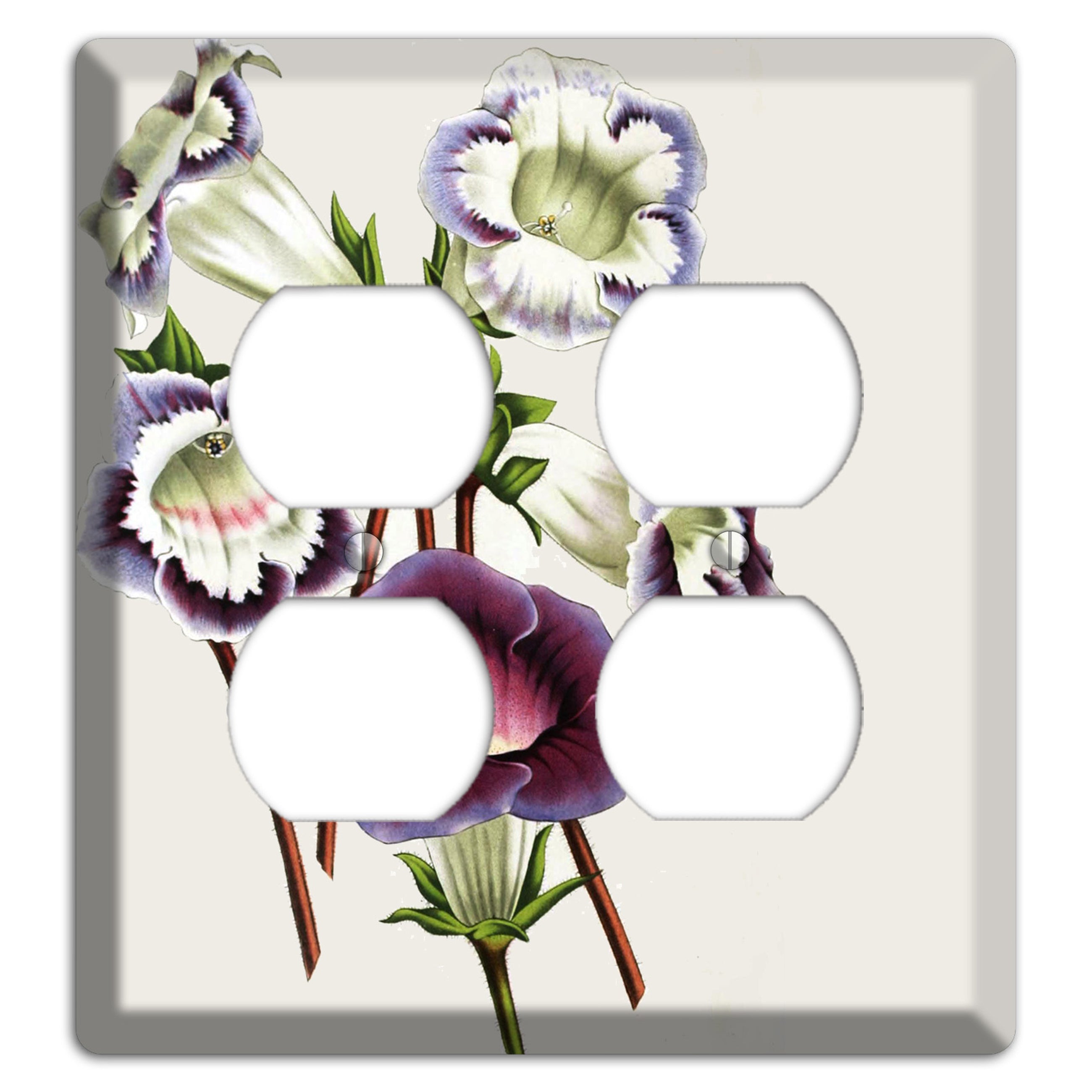Gloxinas 2 Duplex Wallplate