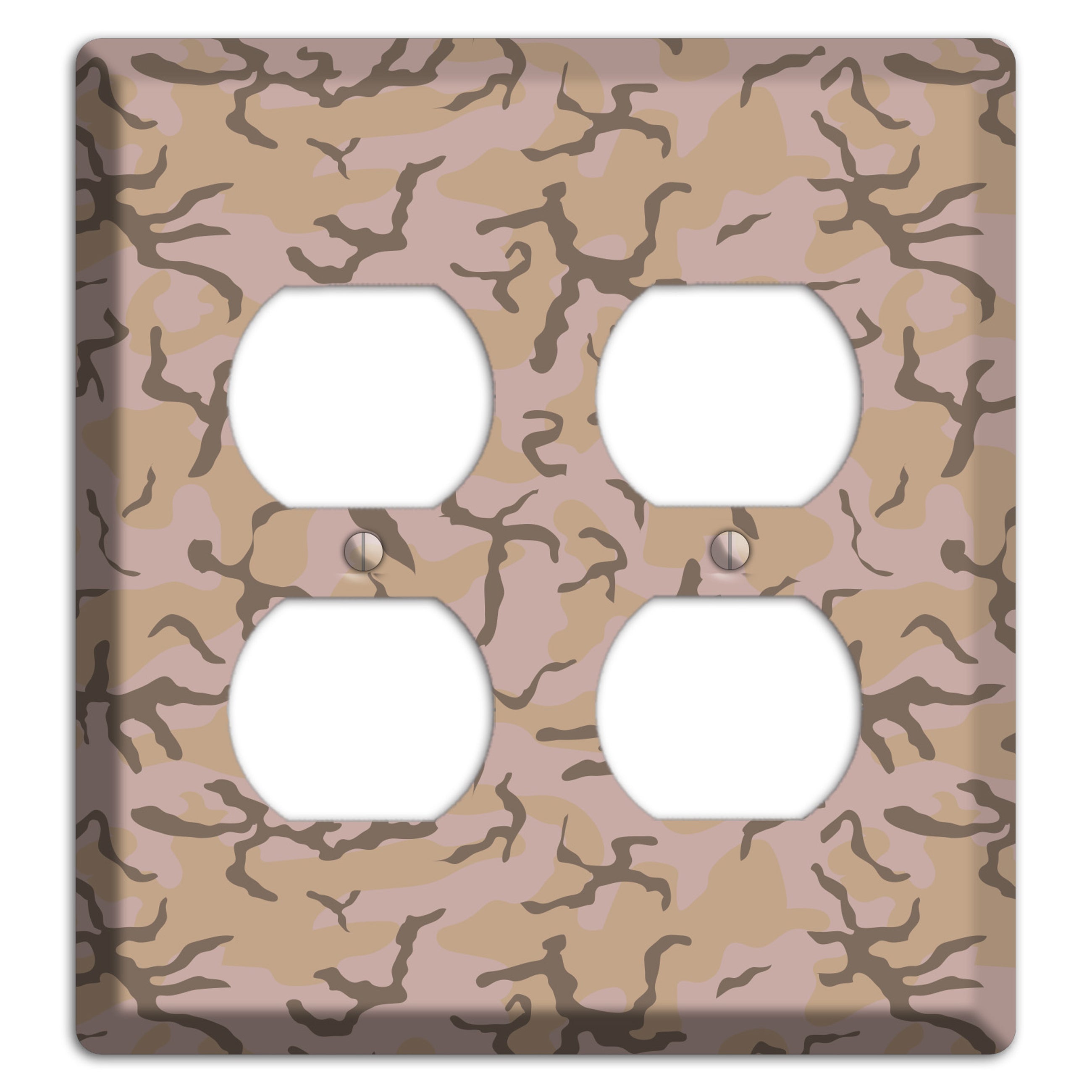 Woodland Camo 2 Duplex Wallplate