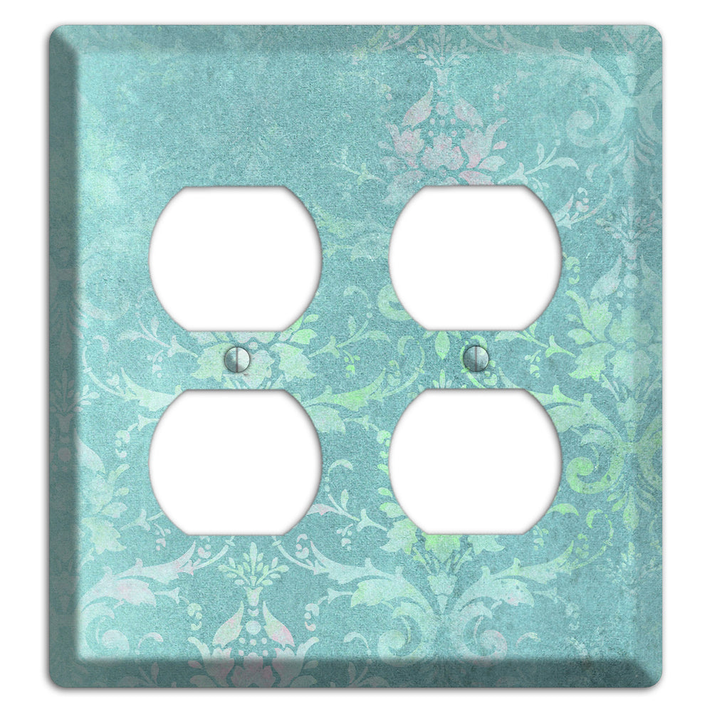 Logan Whimsical Damask 2 Duplex Wallplate