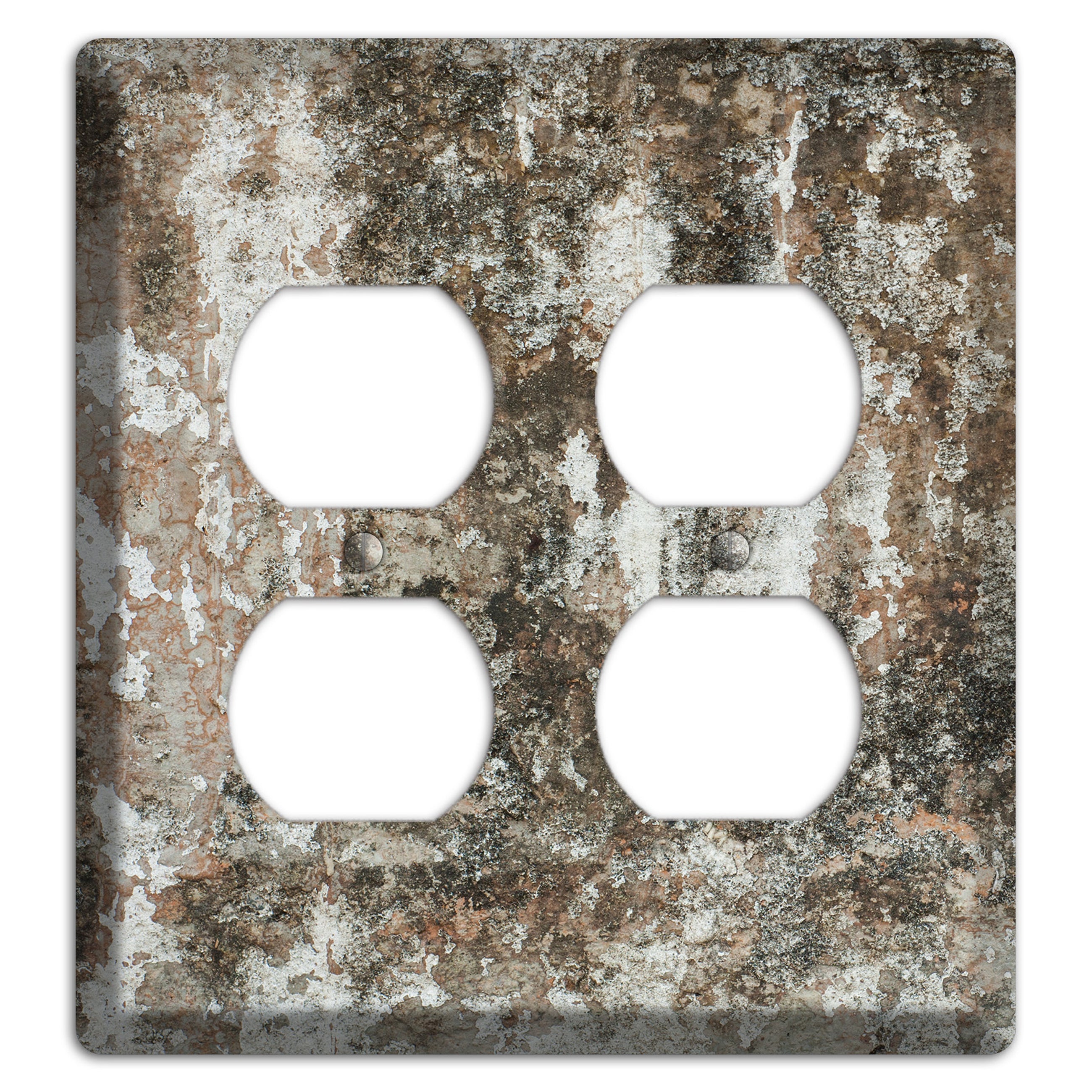 Old Concrete 10 2 Duplex Wallplate