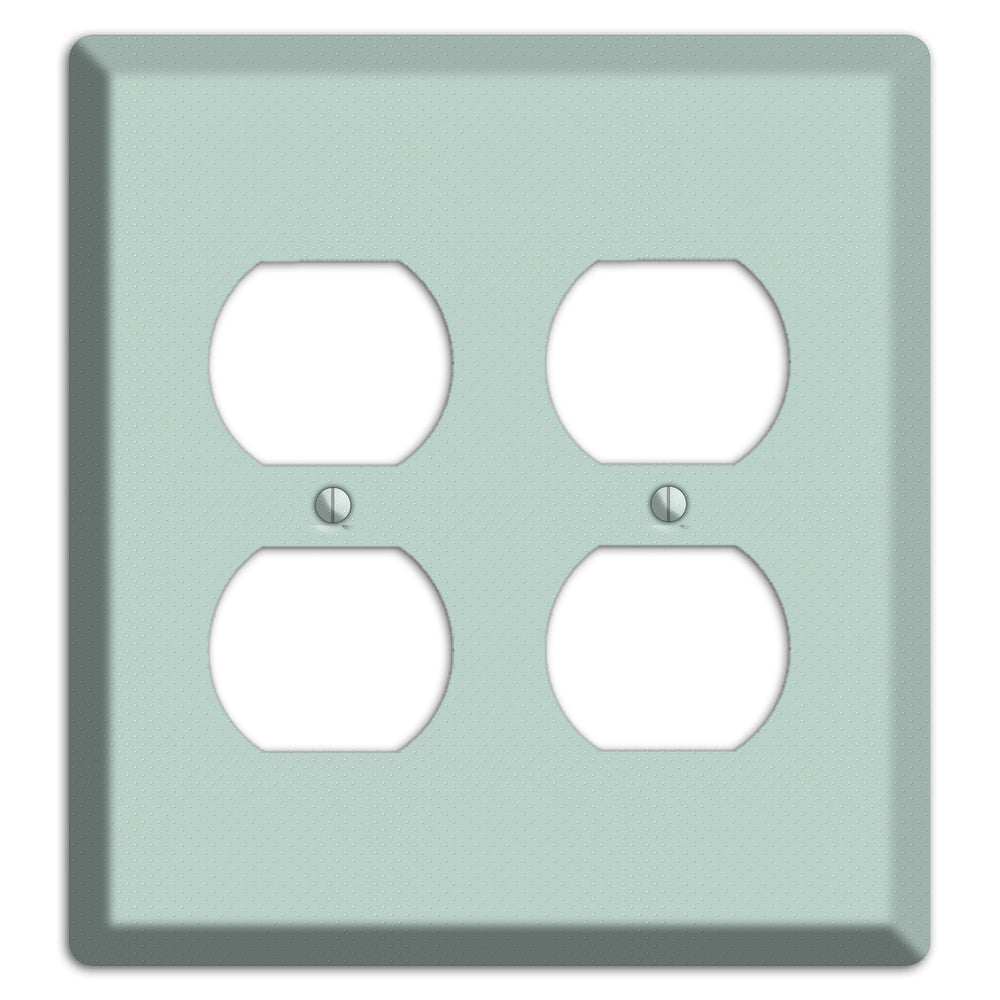 Sage with Tiny Dots 2 Duplex Wallplate