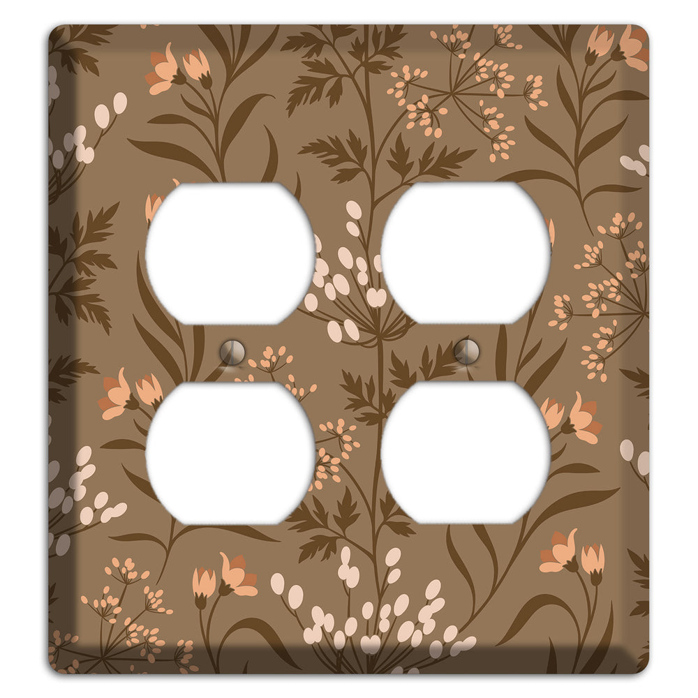 Fall Floral 2 2 Duplex Wallplate