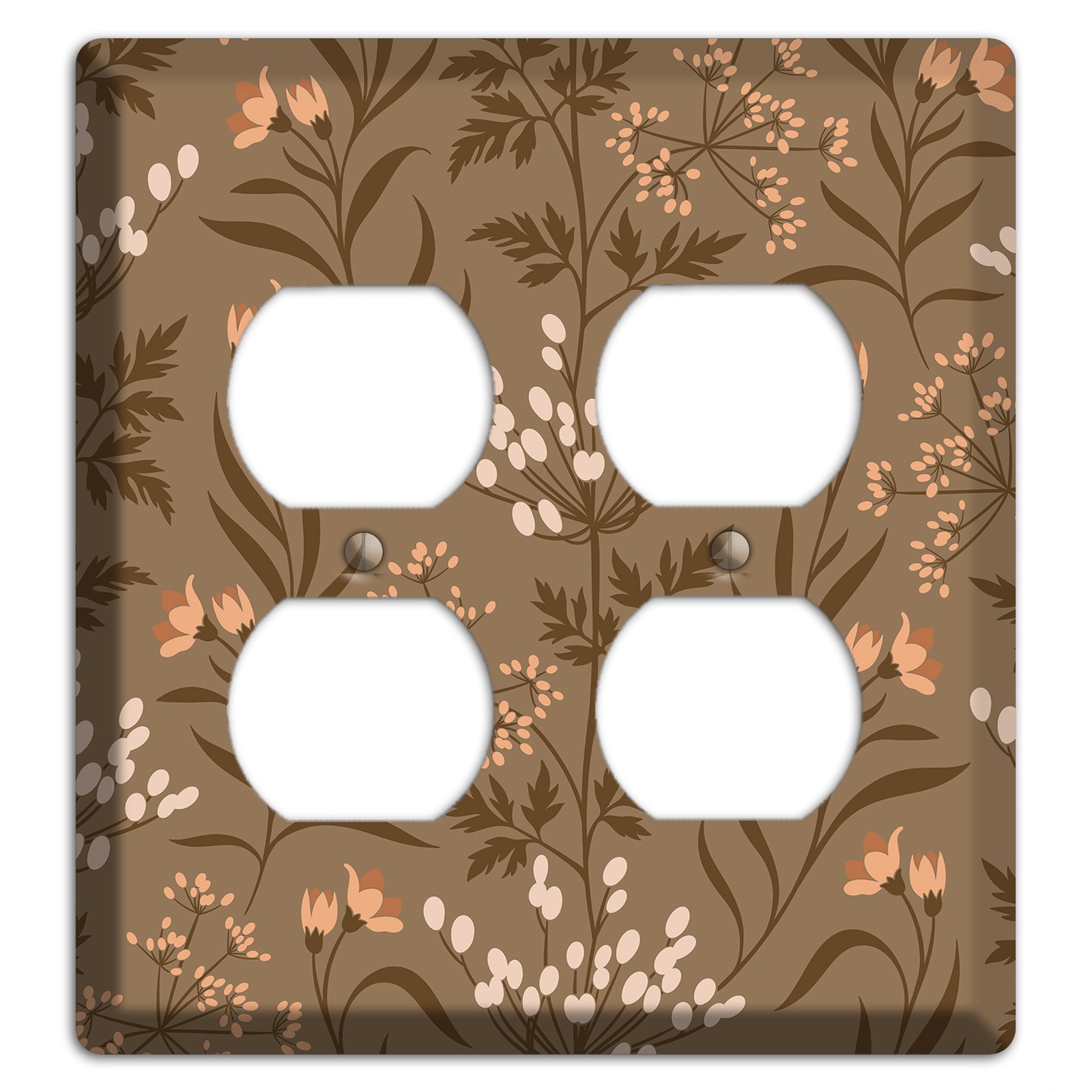 Fall Floral 2 2 Duplex Wallplate