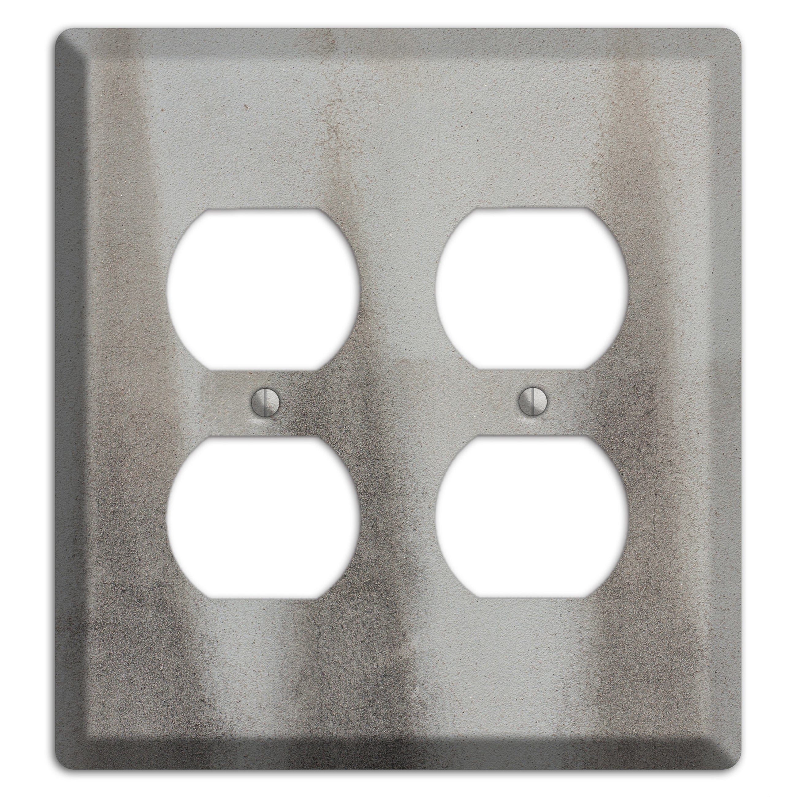 Old Concrete 17 2 Duplex Wallplate