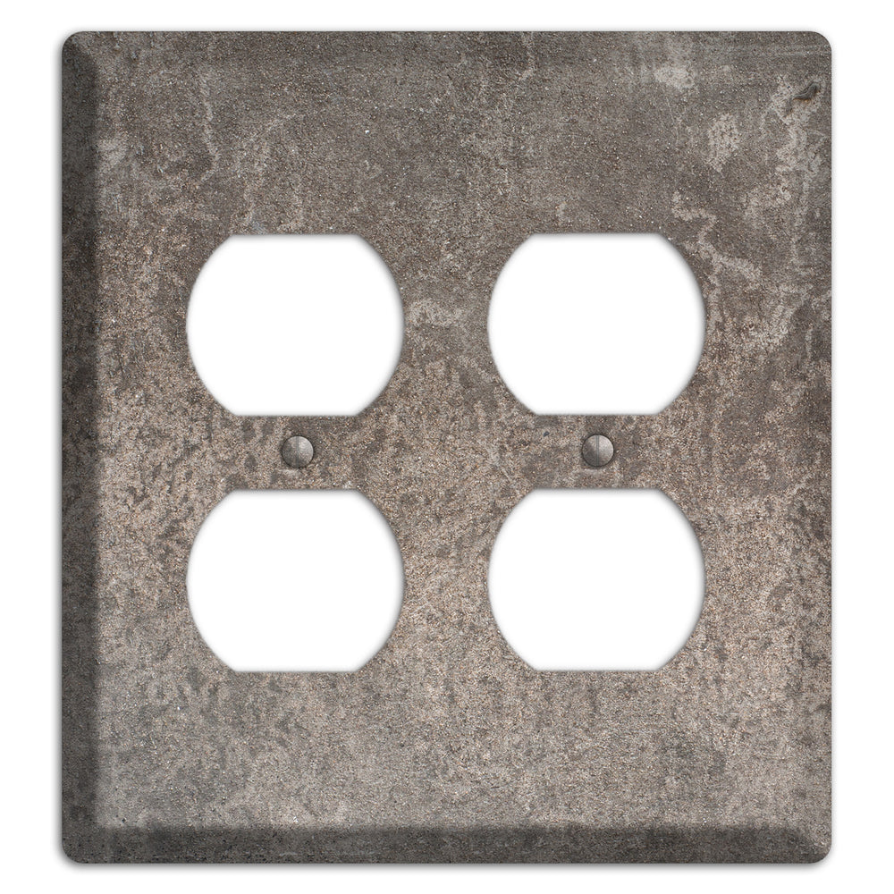 Old Concrete 1 2 Duplex Wallplate