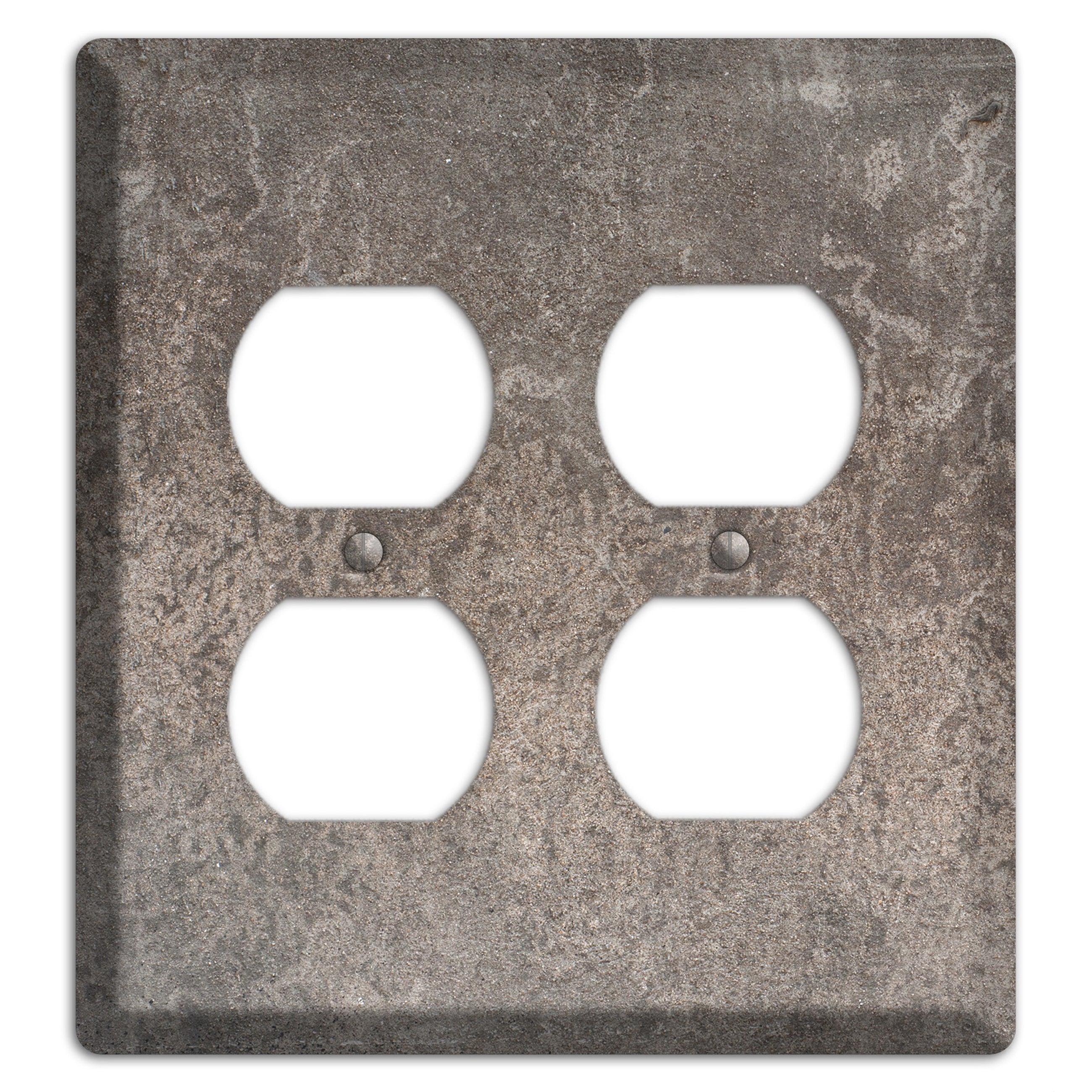 Old Concrete 1 2 Duplex Wallplate