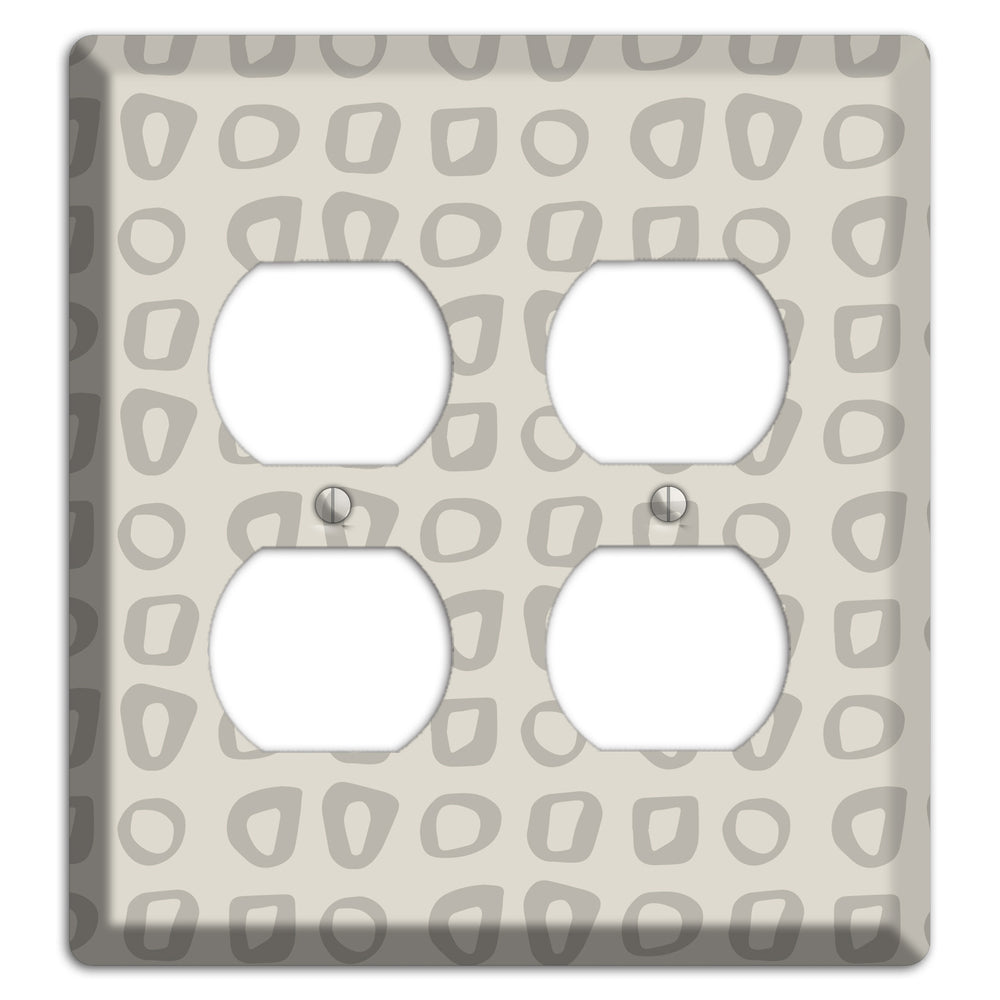 Simple Scandanavian Style V 2 Duplex Wallplate