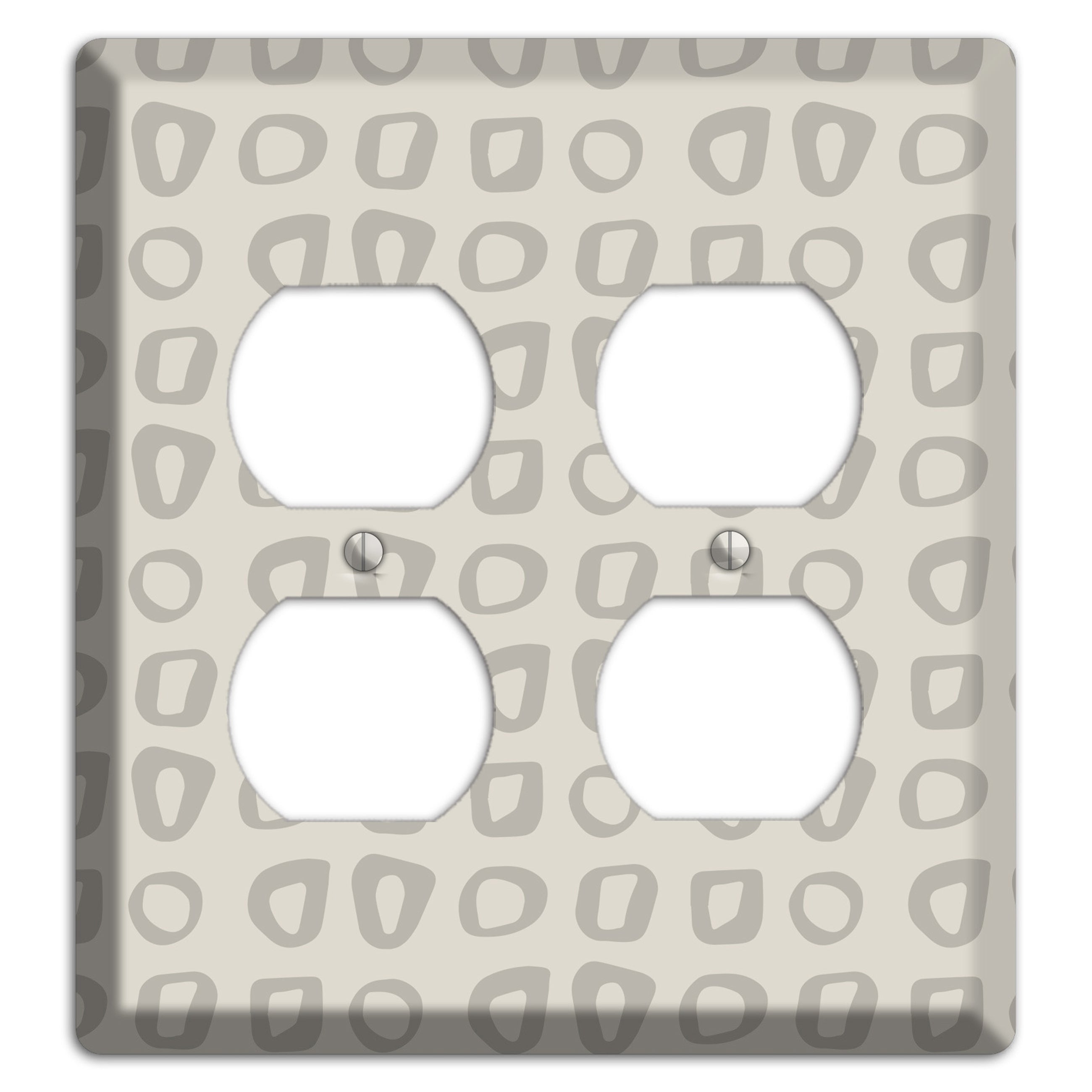 Simple Scandanavian Style V 2 Duplex Wallplate