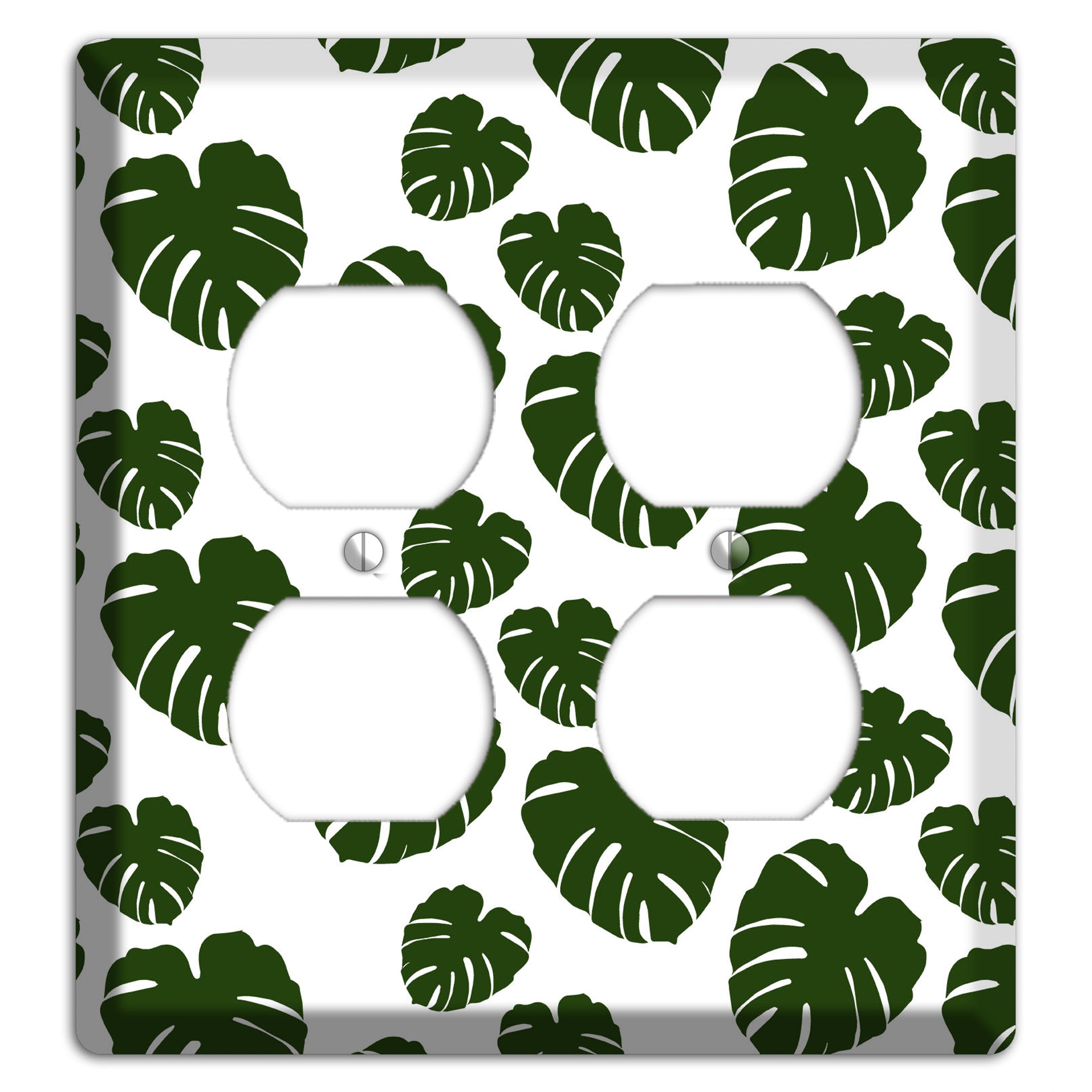 Leaves Style JJ 2 Duplex Wallplate