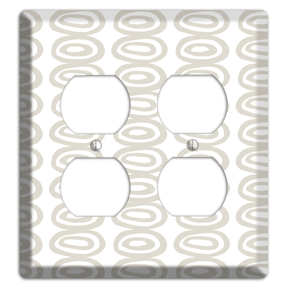 Simple Scandanavian Style S 2 Duplex Wallplate