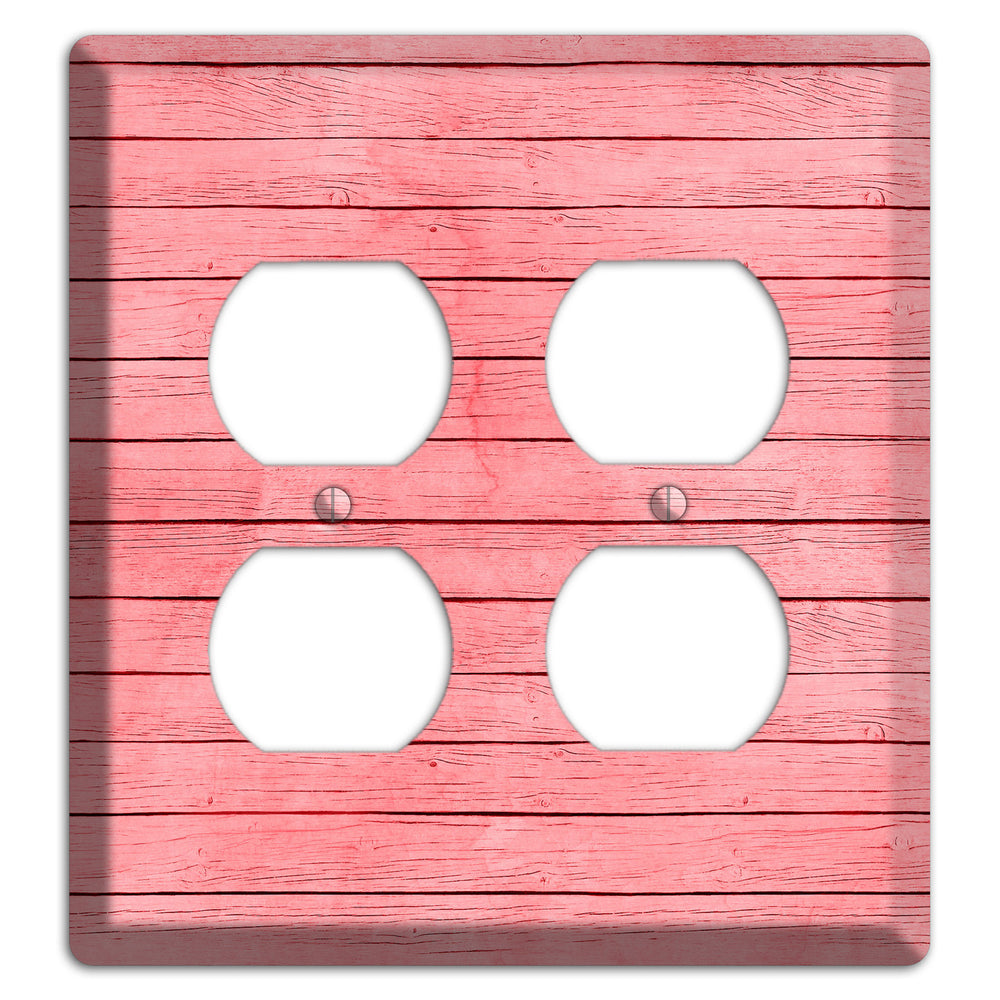 Sea Pink Soft Coral 2 Duplex Wallplate