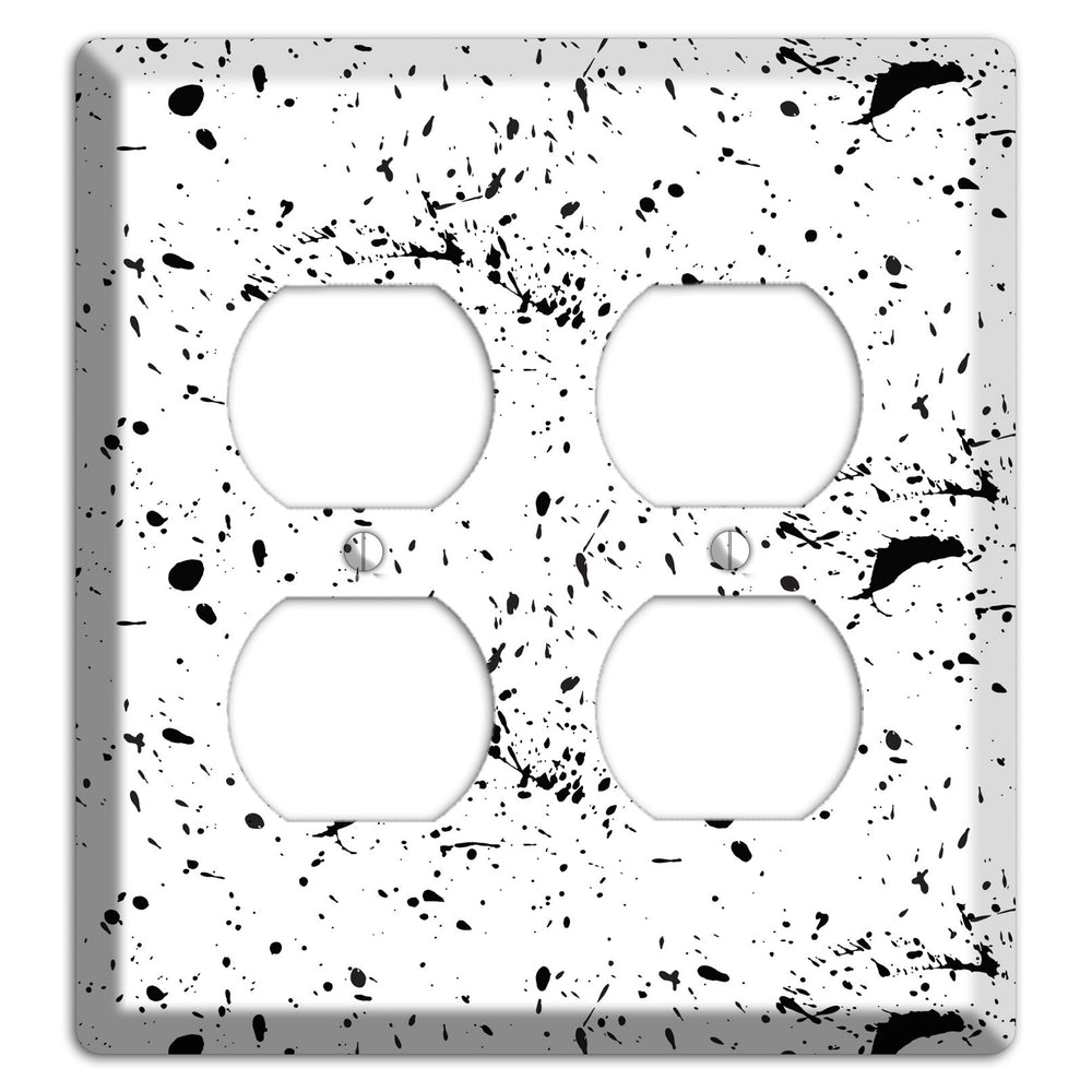 Ink Splash 5 2 Duplex Wallplate