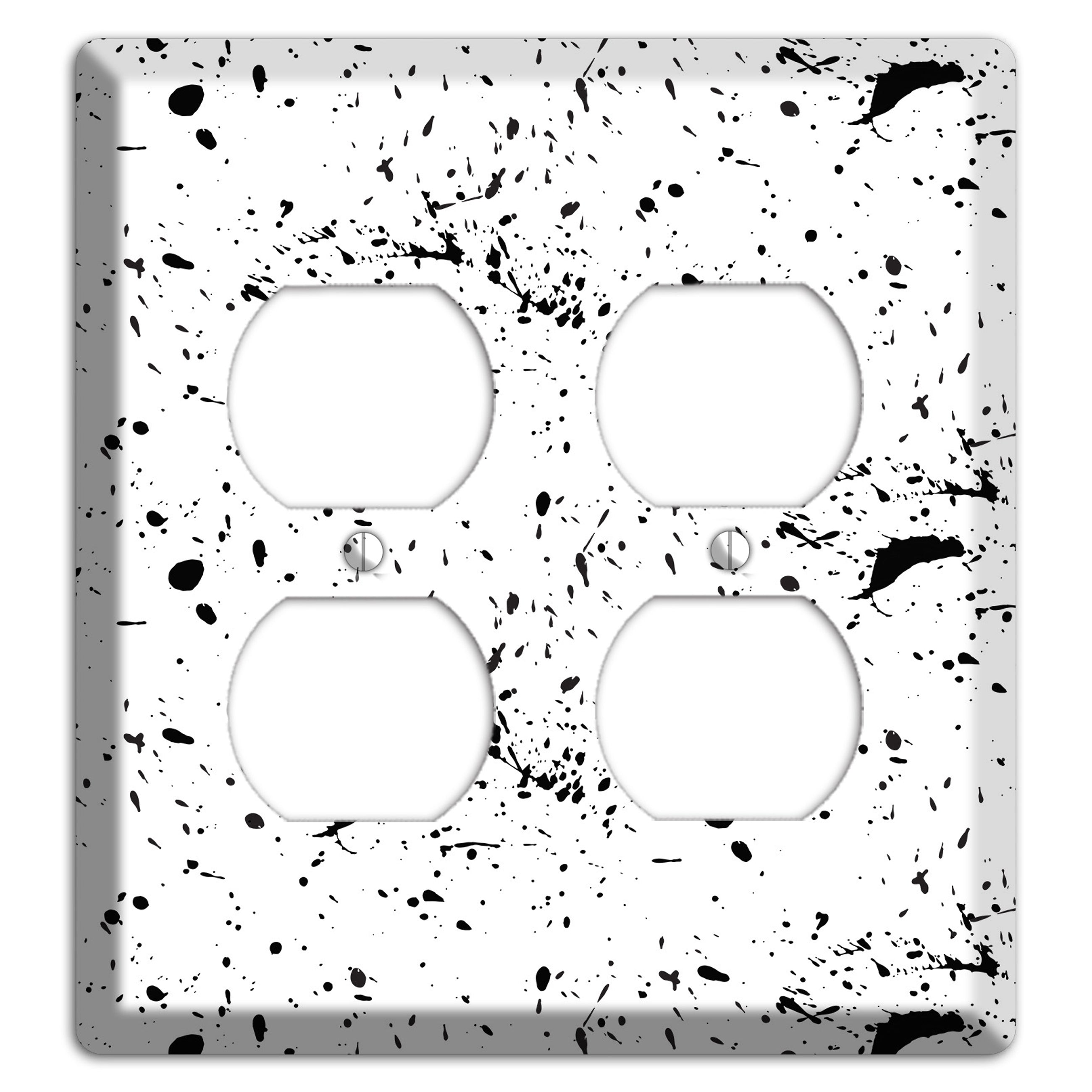 Ink Splash 5 2 Duplex Wallplate