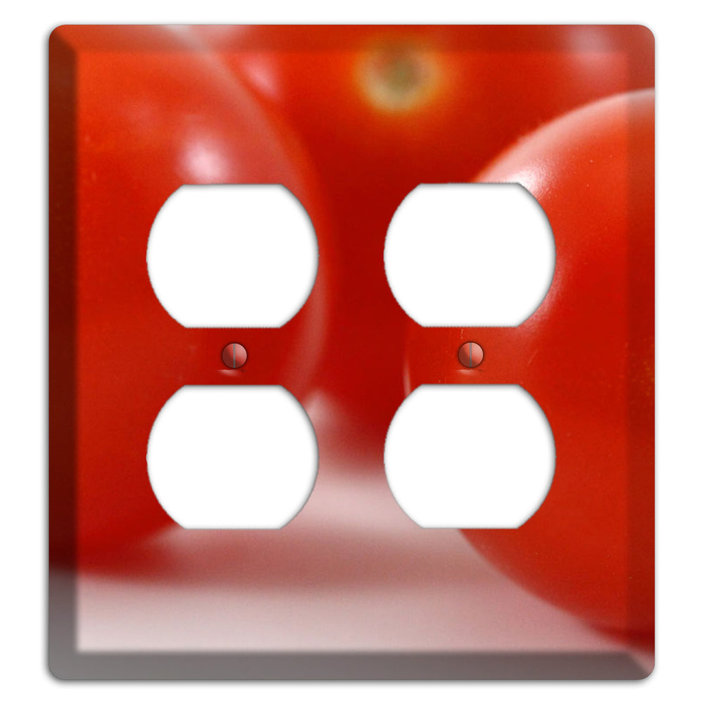 Tomoatoes Large 2 Duplex Wallplate