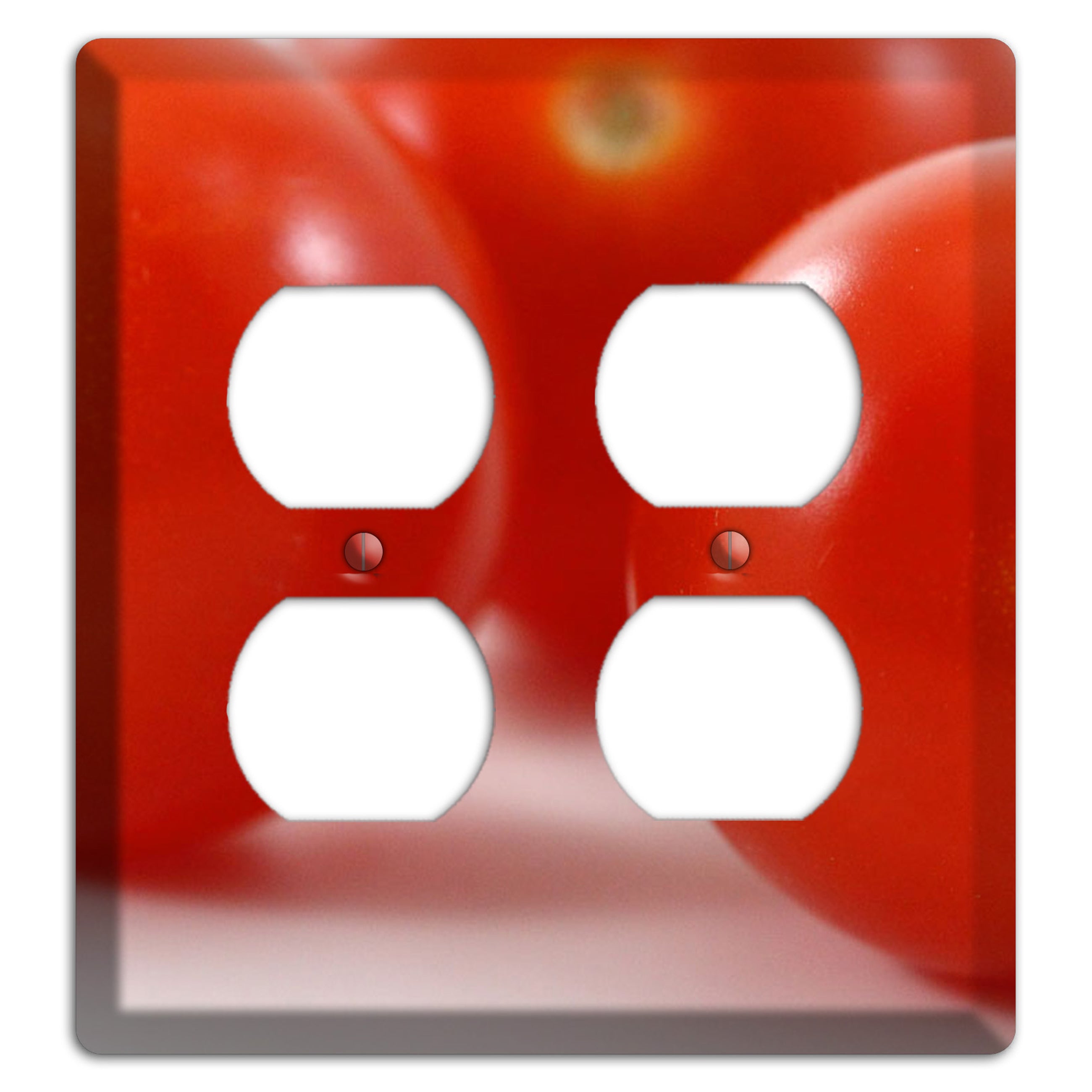 Tomoatoes Large 2 Duplex Wallplate