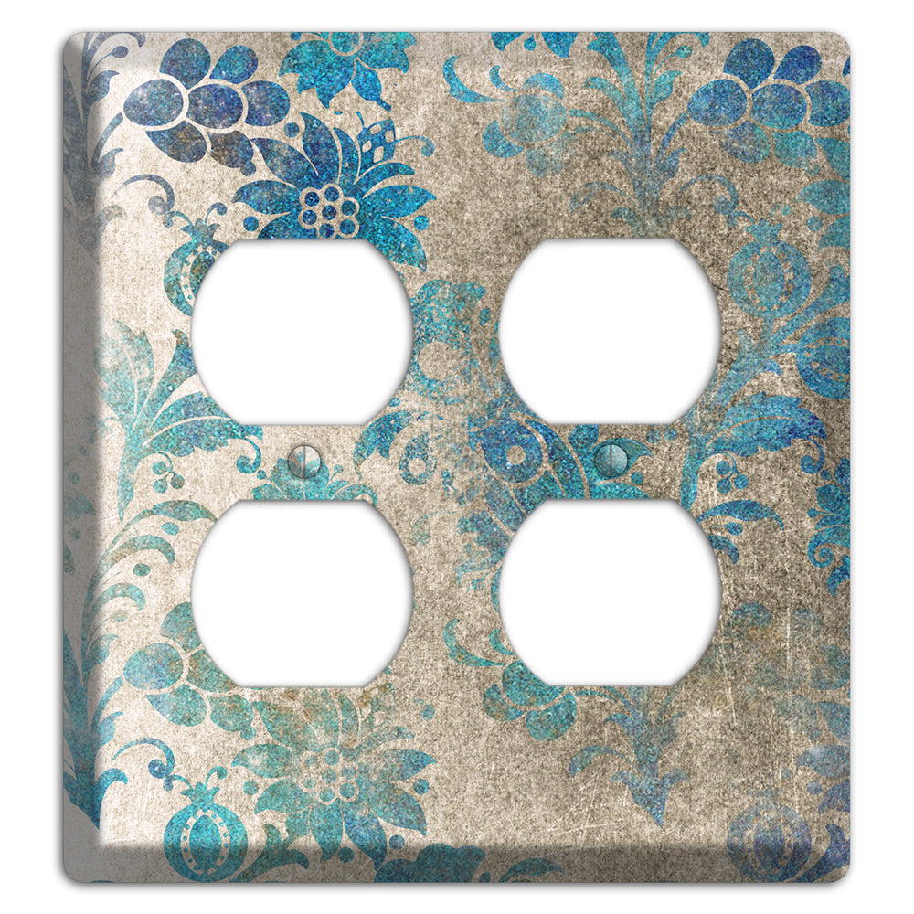 Mantle Whimsical Damask 2 Duplex Wallplate