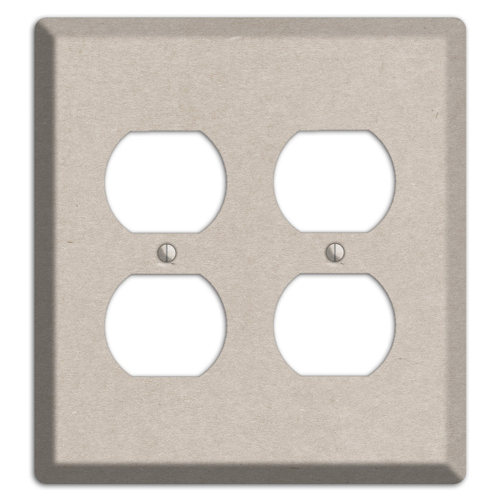Bison Hide Kraft 2 Duplex Wallplate