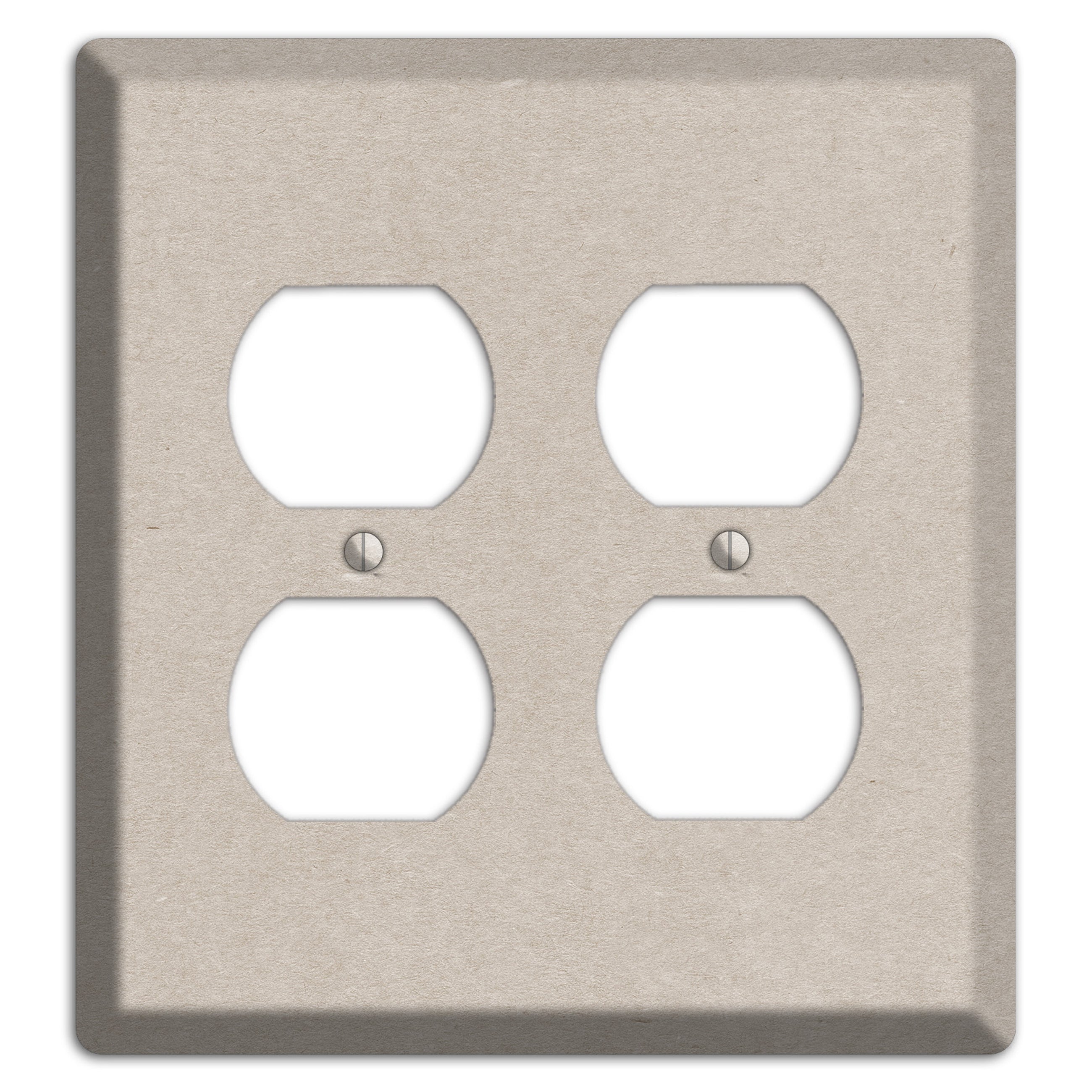Bison Hide Kraft 2 Duplex Wallplate