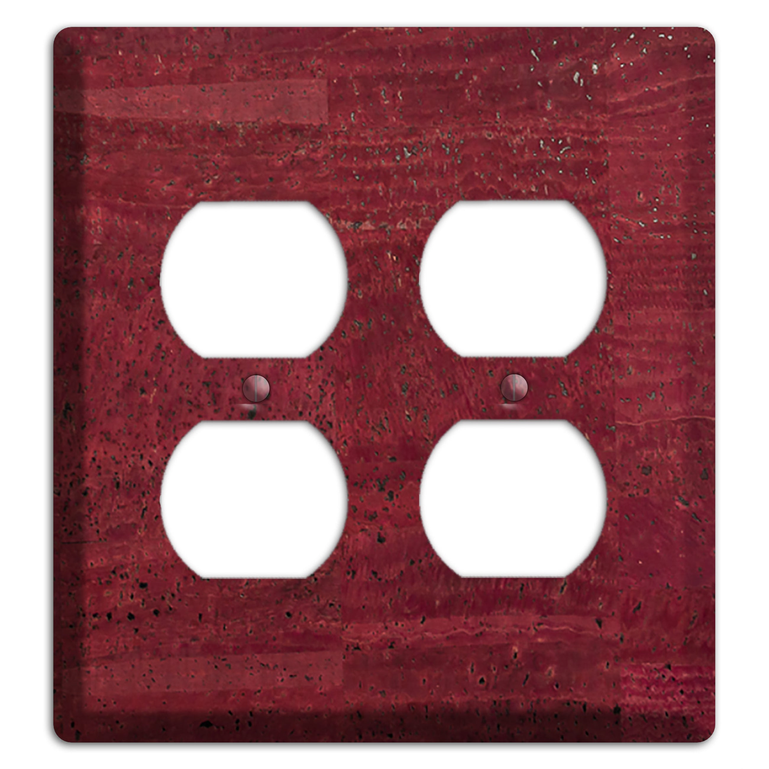 Cranberry Cork 2 Duplex Wallplate