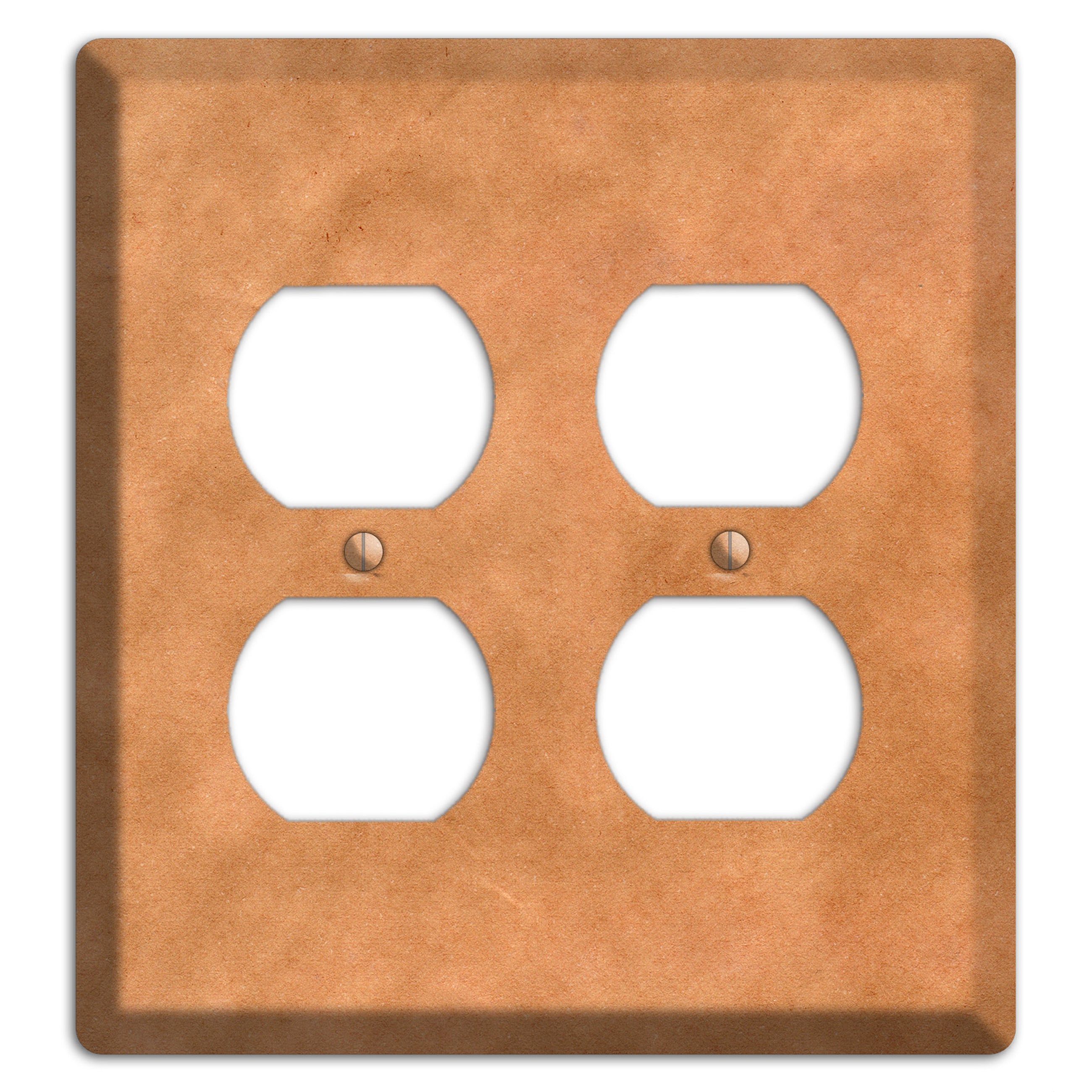 Aged Paper 8 2 Duplex Wallplate