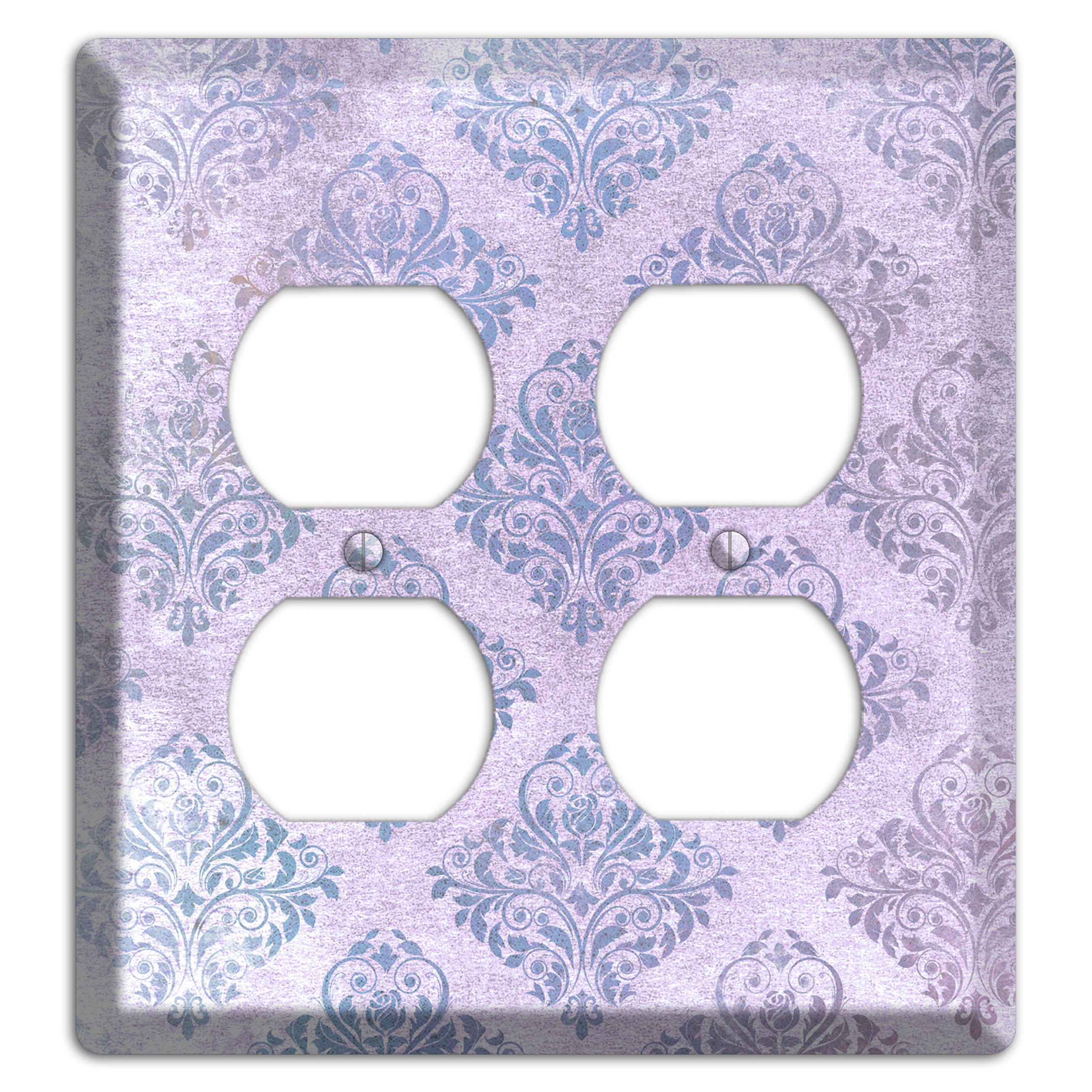 Logan Whimsical Damask 2 Duplex Wallplate