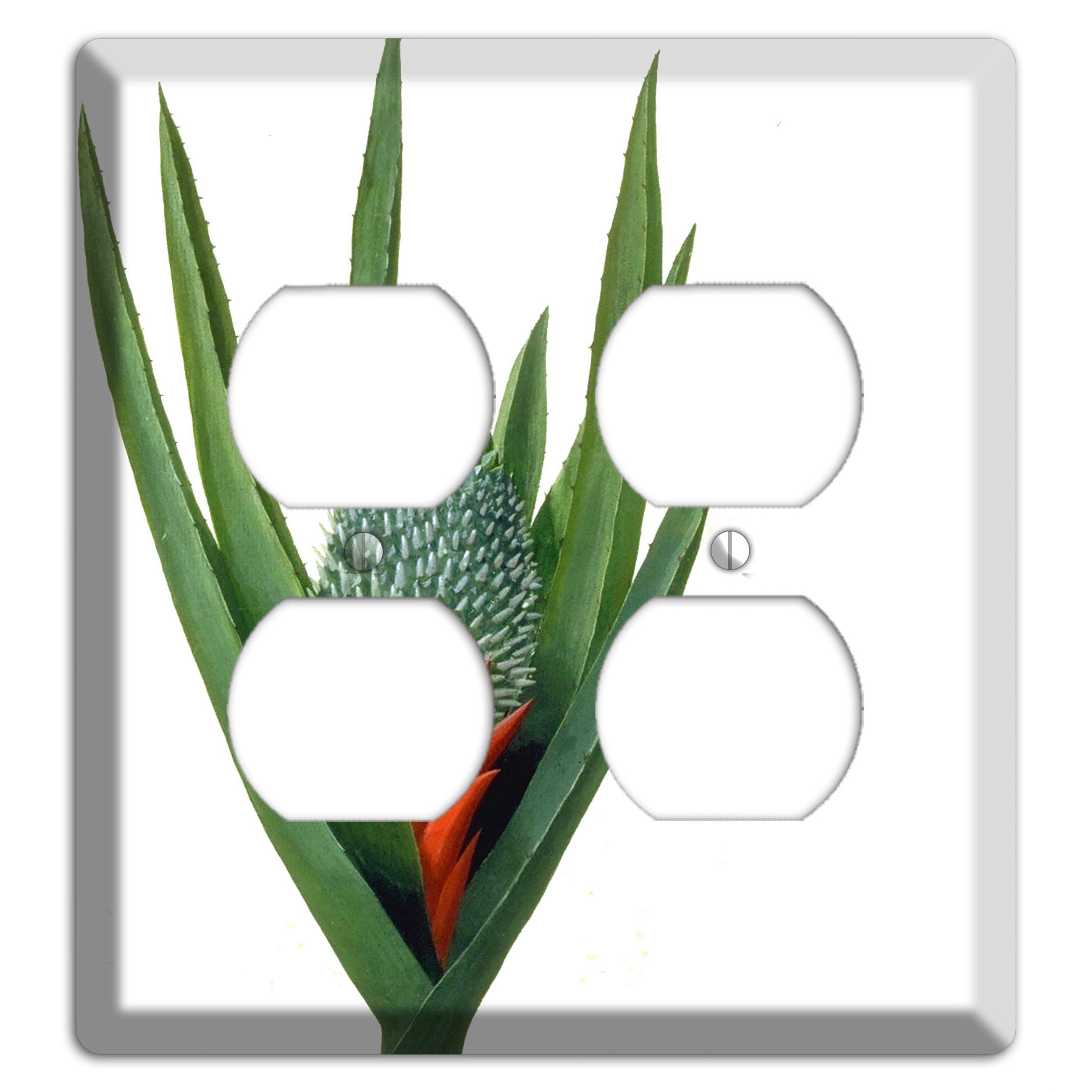 Bromiliad 2 Duplex Wallplate